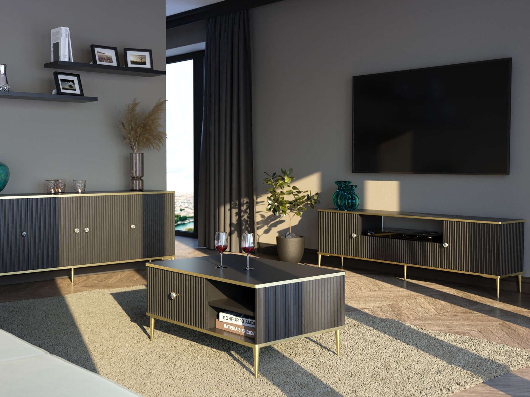 TV sto Romciro 100 (Crno + Zlatan)