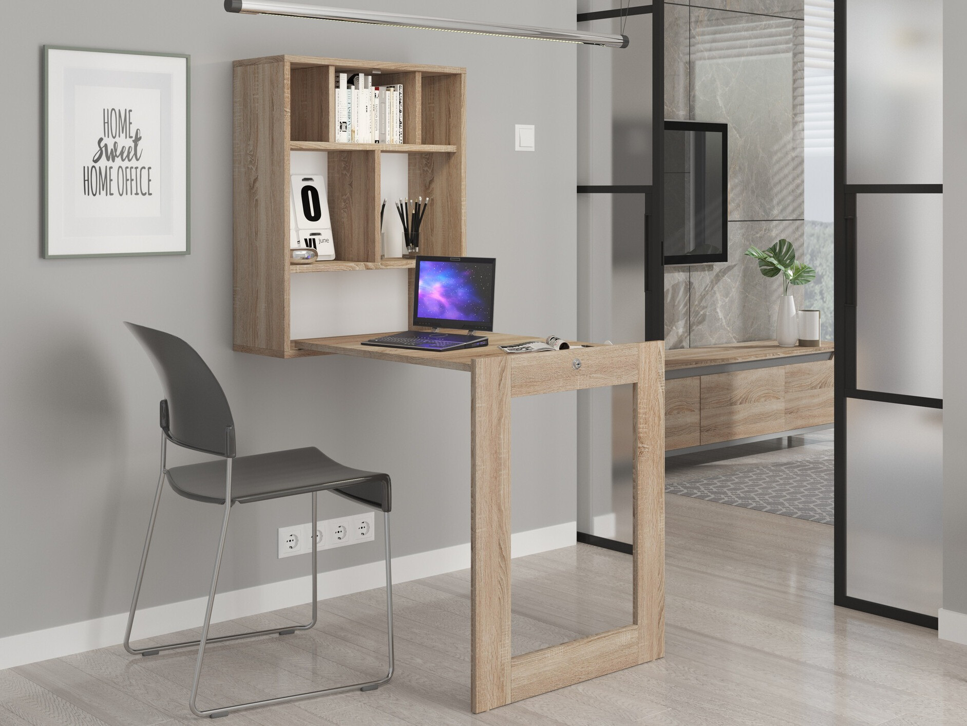 Kancelarijski sto Buffalo 104 (Sonoma hrast)