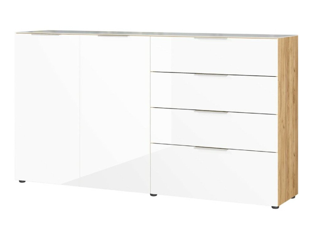 Komoda Sacramento 302 (Belo + Navarra hrast)