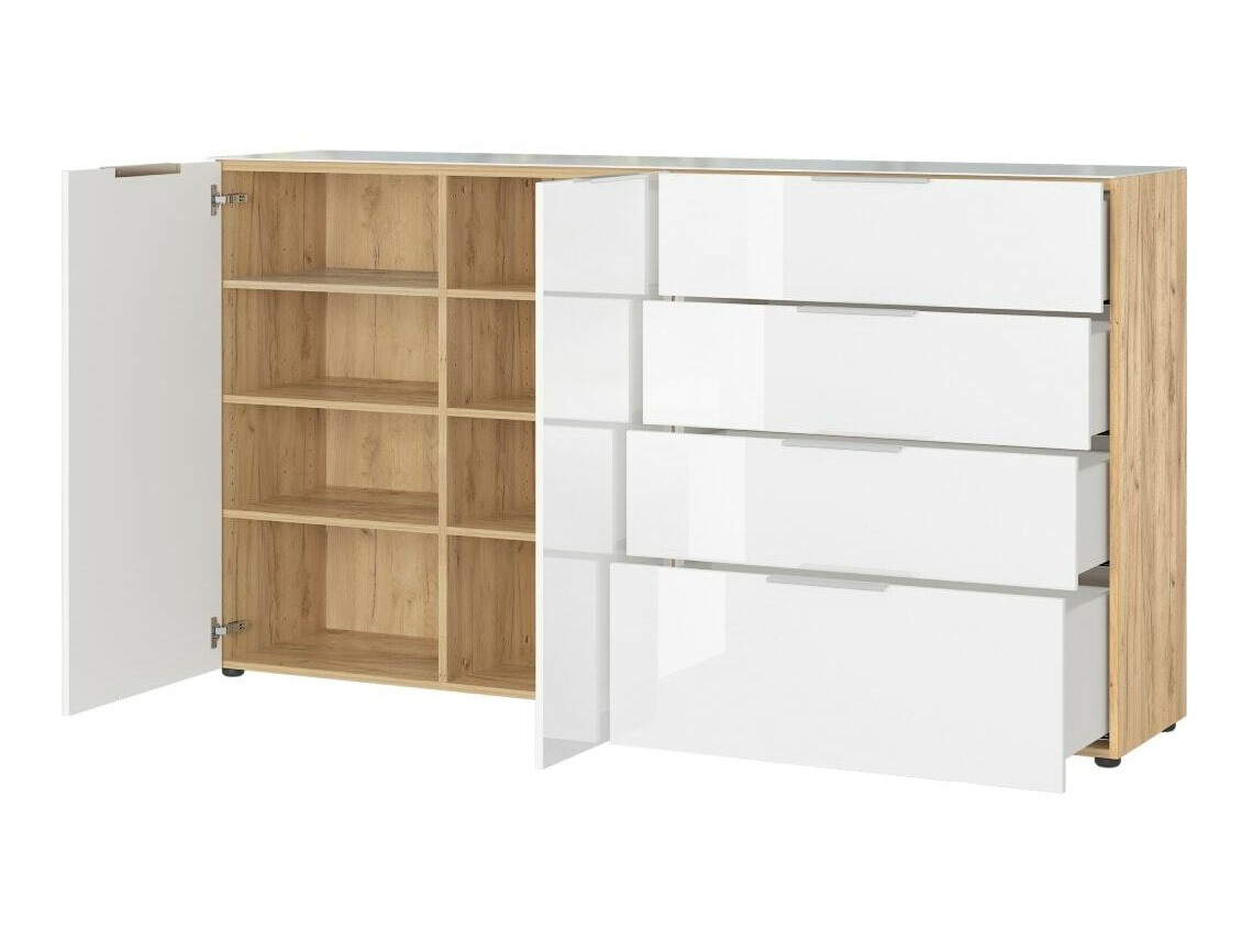 Komoda Sacramento 302 (Belo + Navarra hrast)