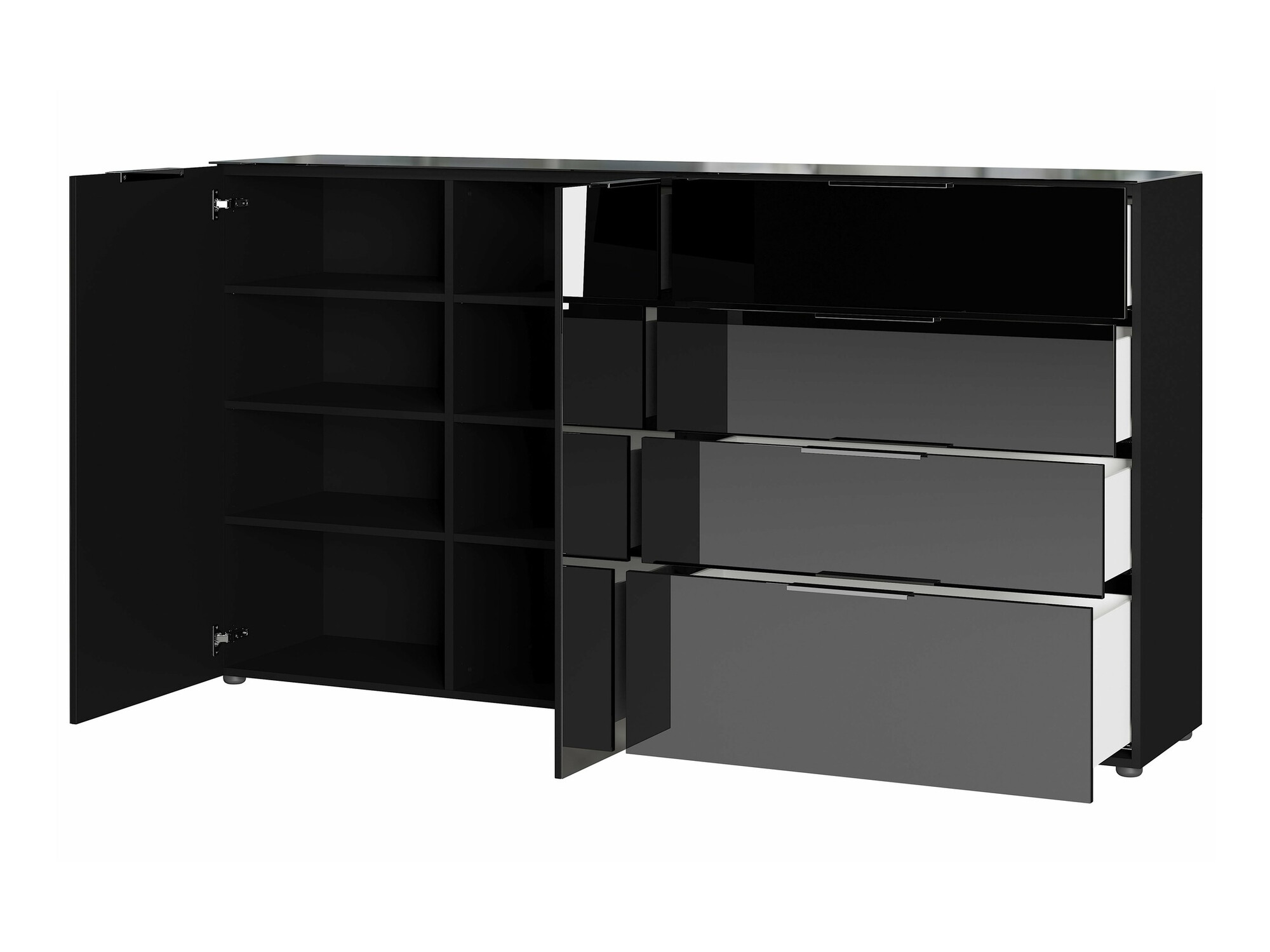 Komoda Sacramento 302 (Crno)