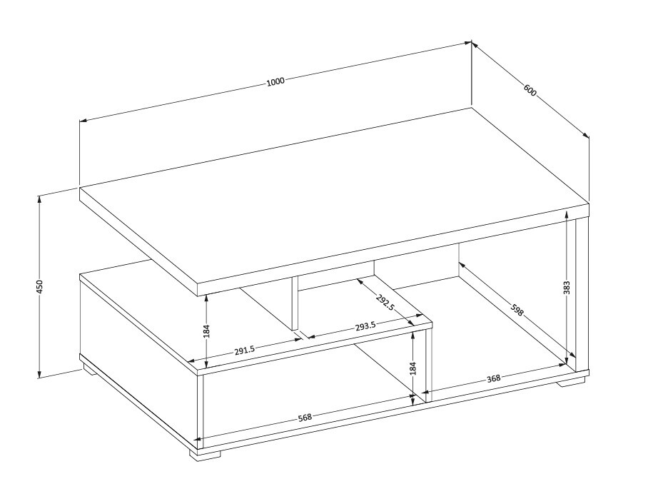 Stočić za kafu Virvele 100
