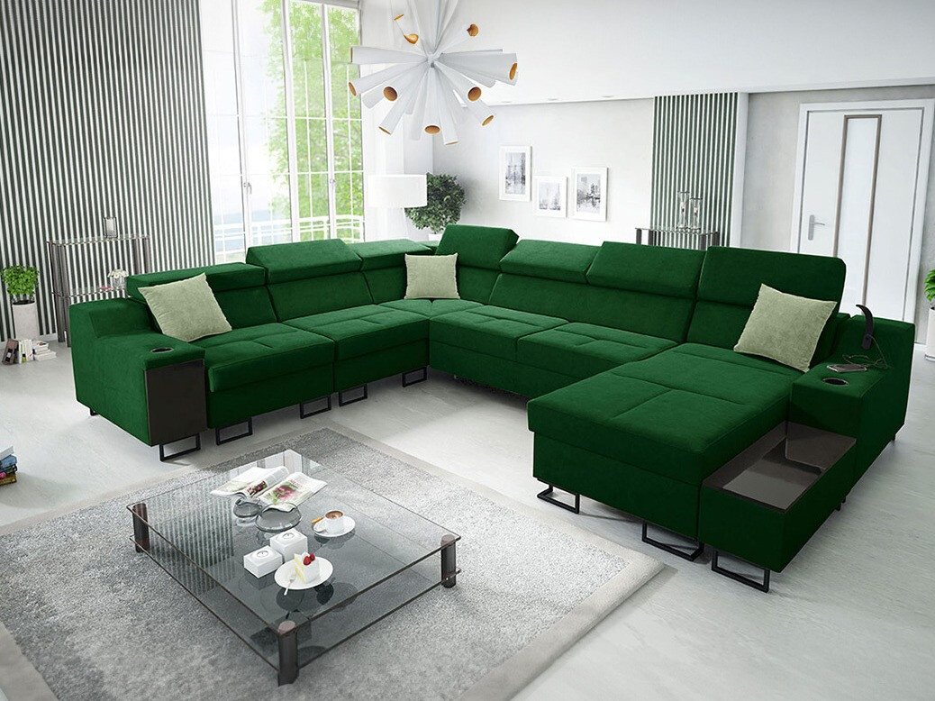 Ugaona sofa Sarasota 160 (Uttario Velvet 2951 + Uttario Velvet 2954)
