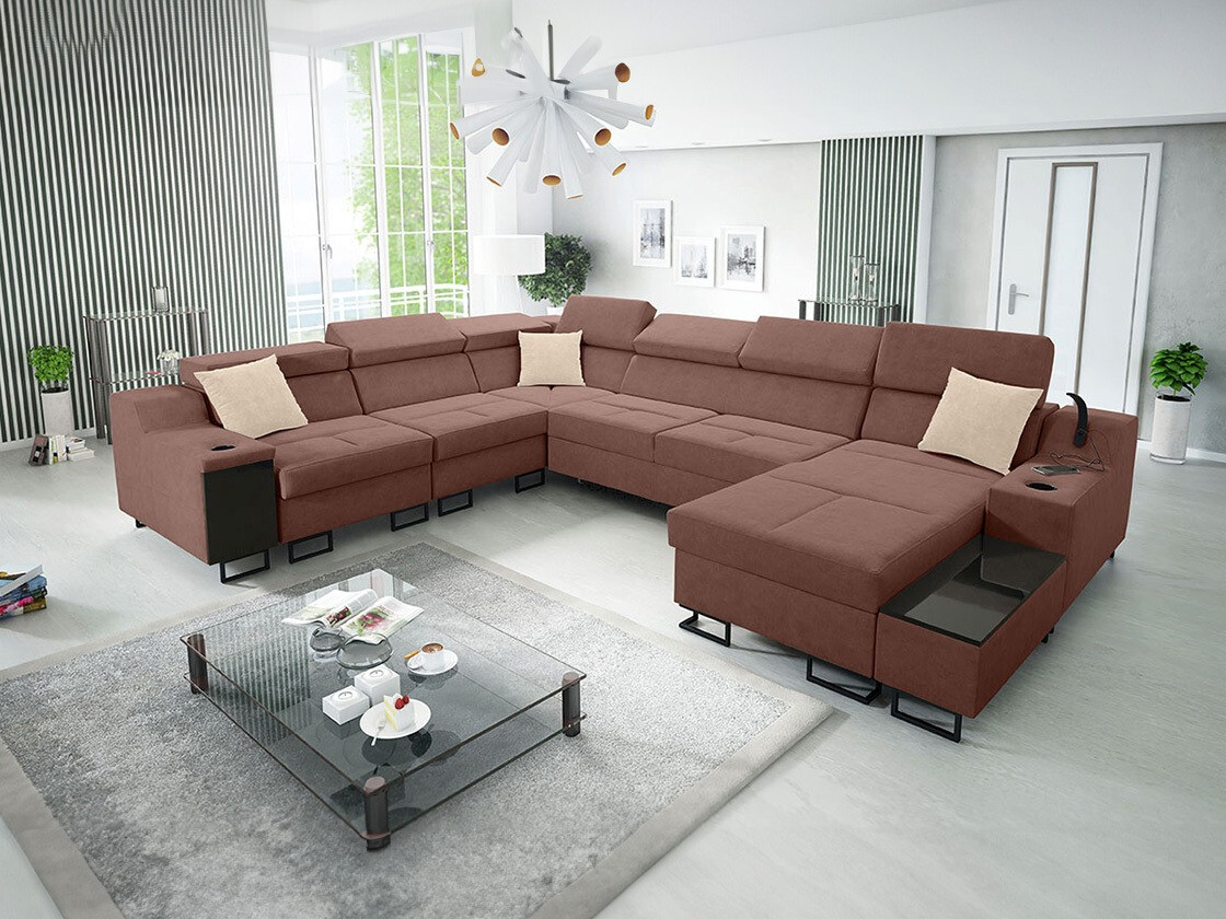 Ugaona sofa Sarasota 160 (Uttario Velvet 2955 + Uttario Velvet 2978)