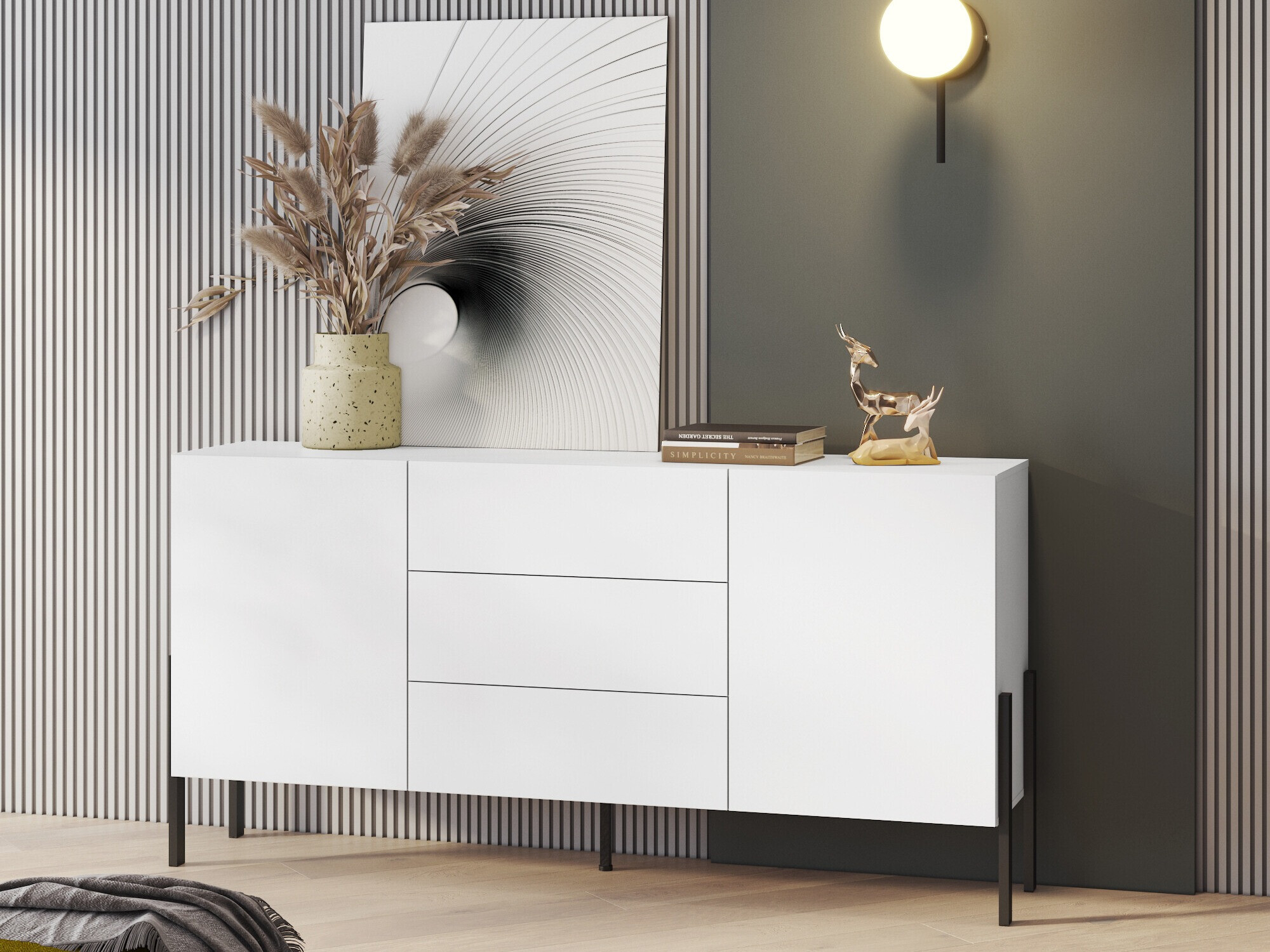 Komoda Etsore 101 (Belo)