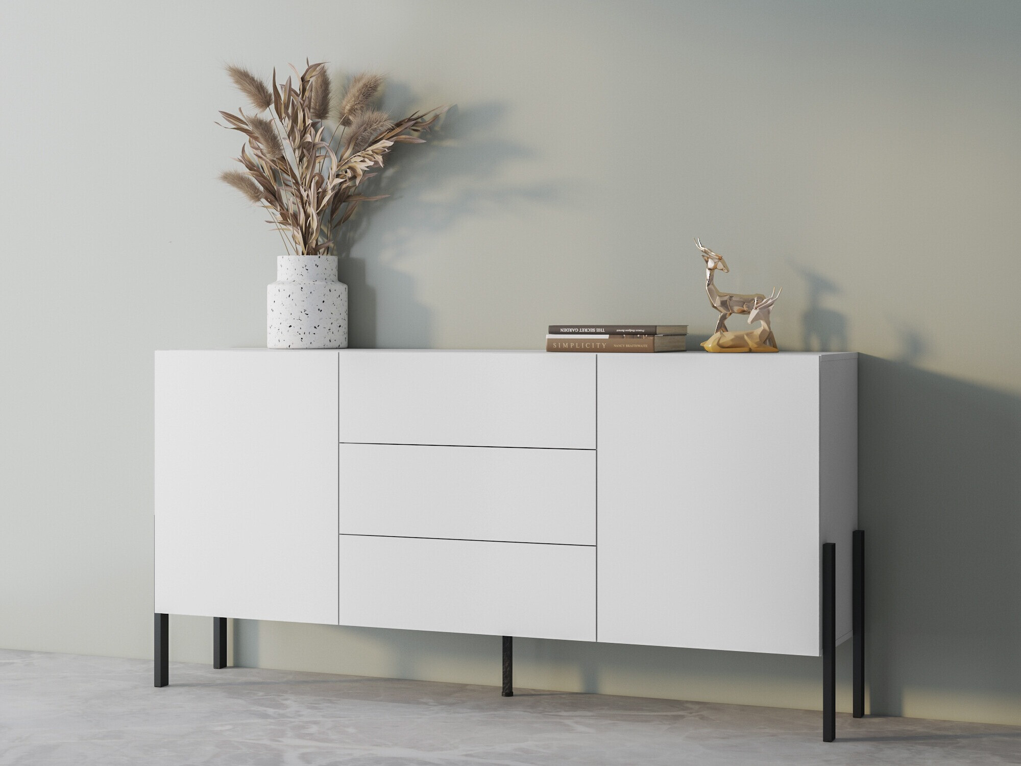 Komoda Etsore 101 (Belo)