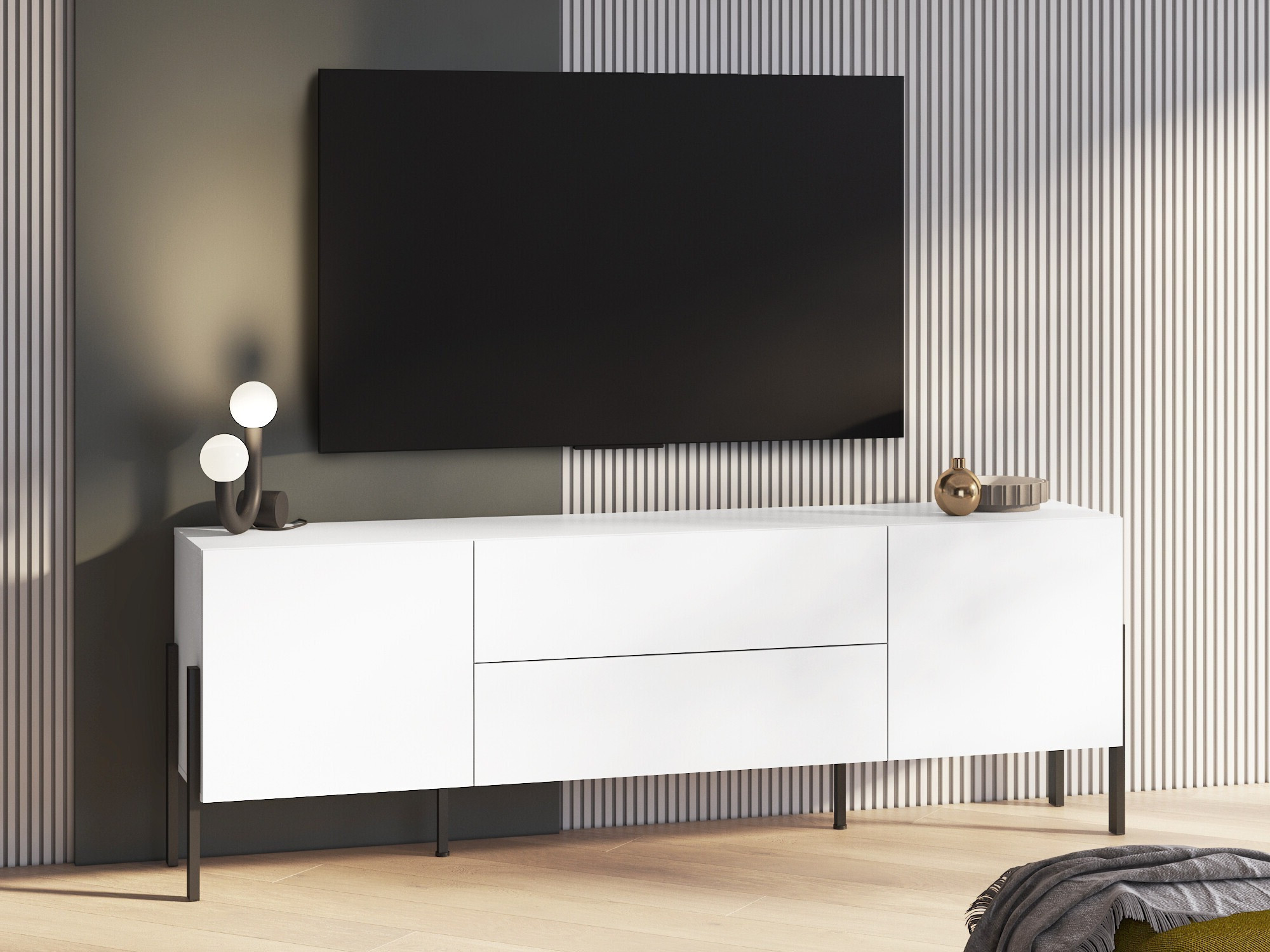 TV komoda Etsore 102 (Belo)
