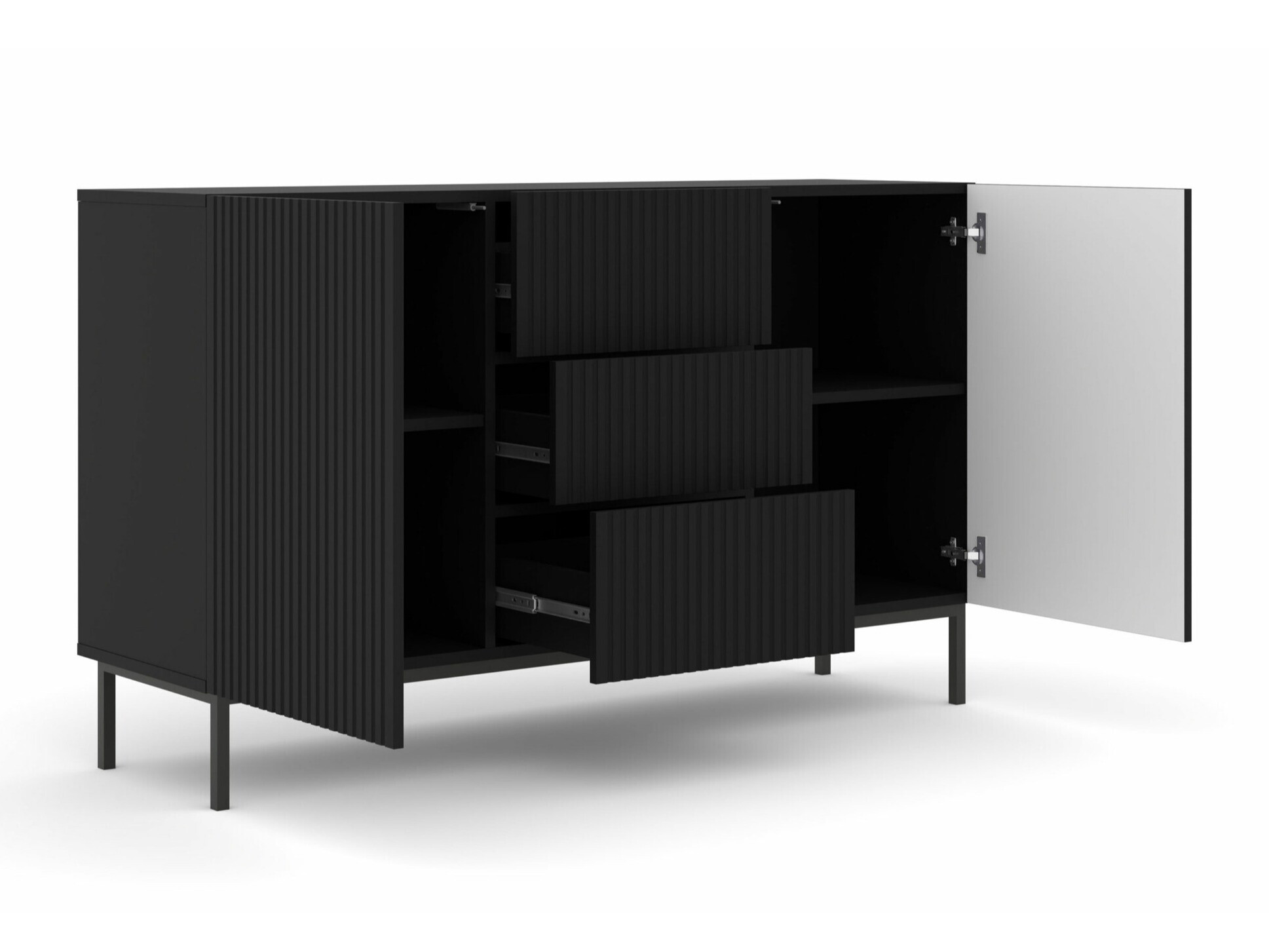 Komoda Mirmaro 100 (Crno)