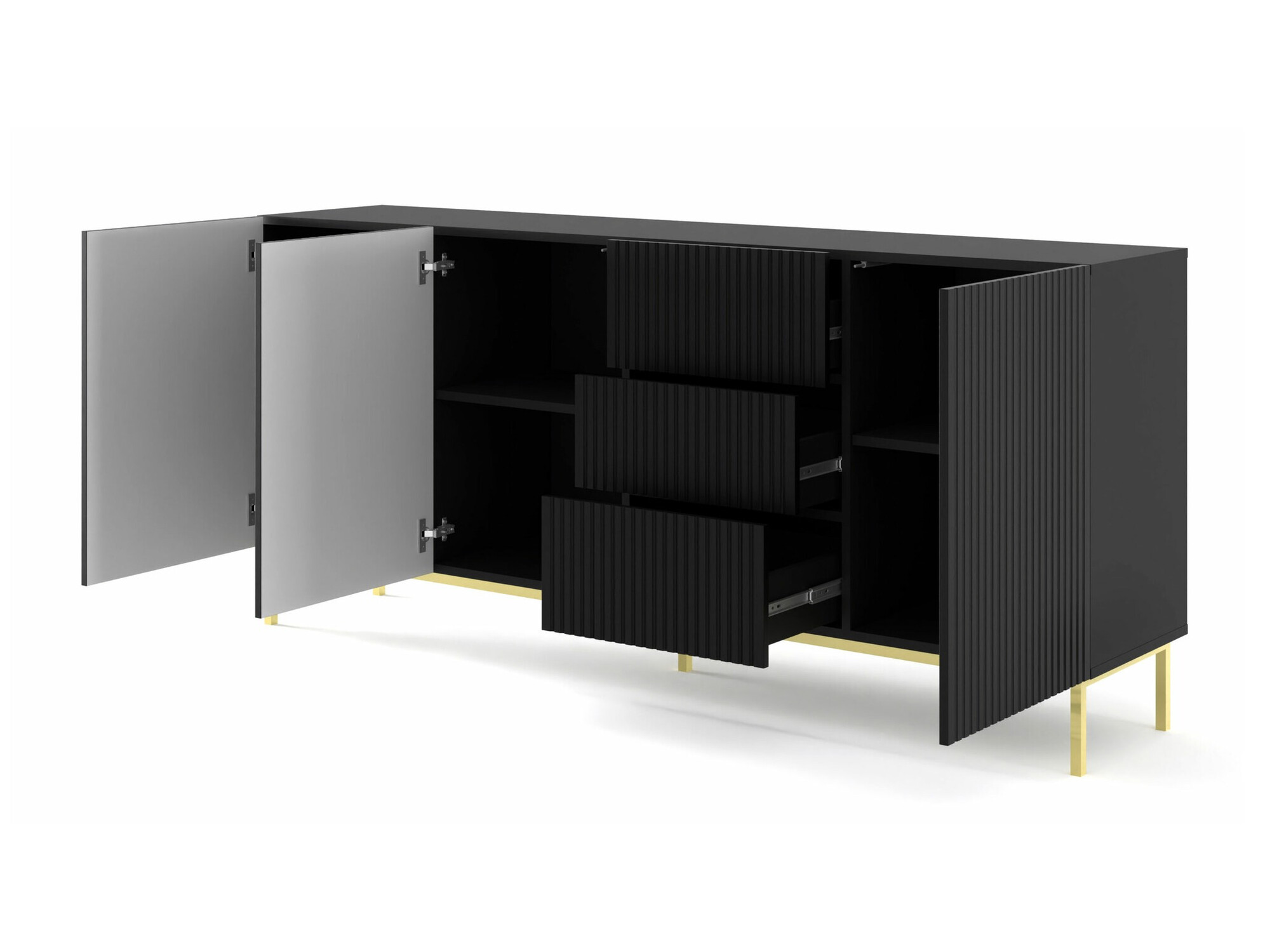 Komoda Mirmaro 101 (Crno)