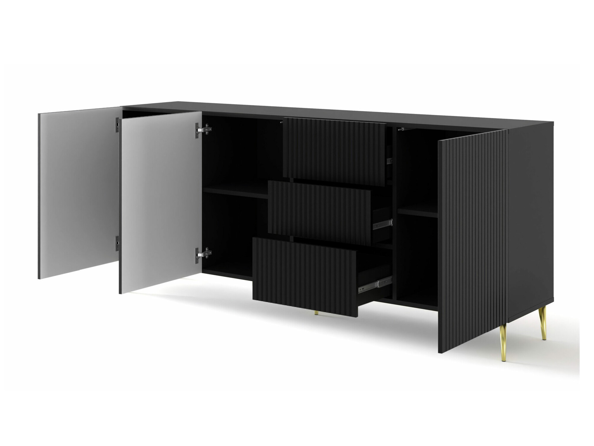 Komoda Mirmaro 101 (Crno)