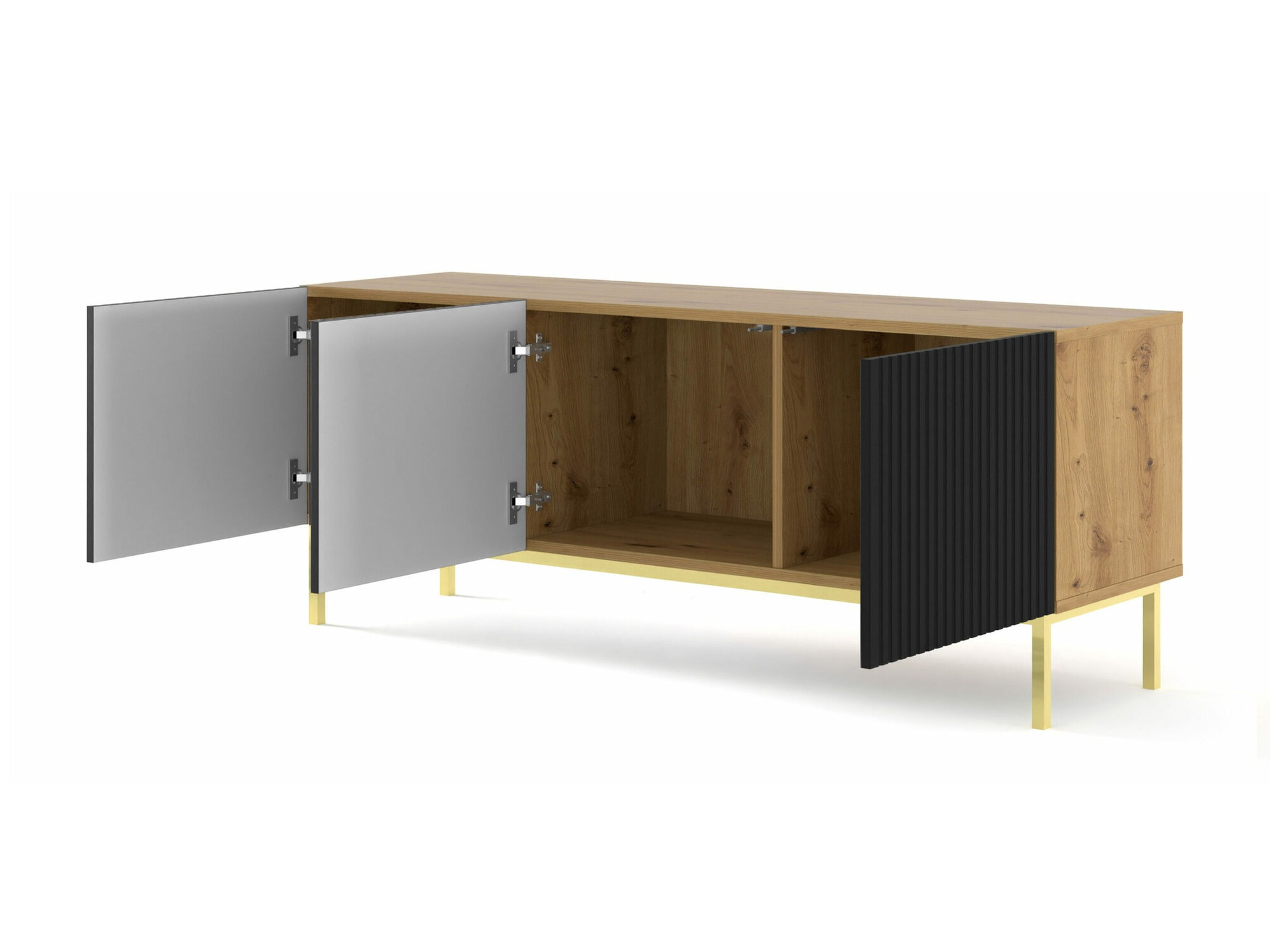 TV sto Mirmaro 102 (Crno + Zanatski hrast)