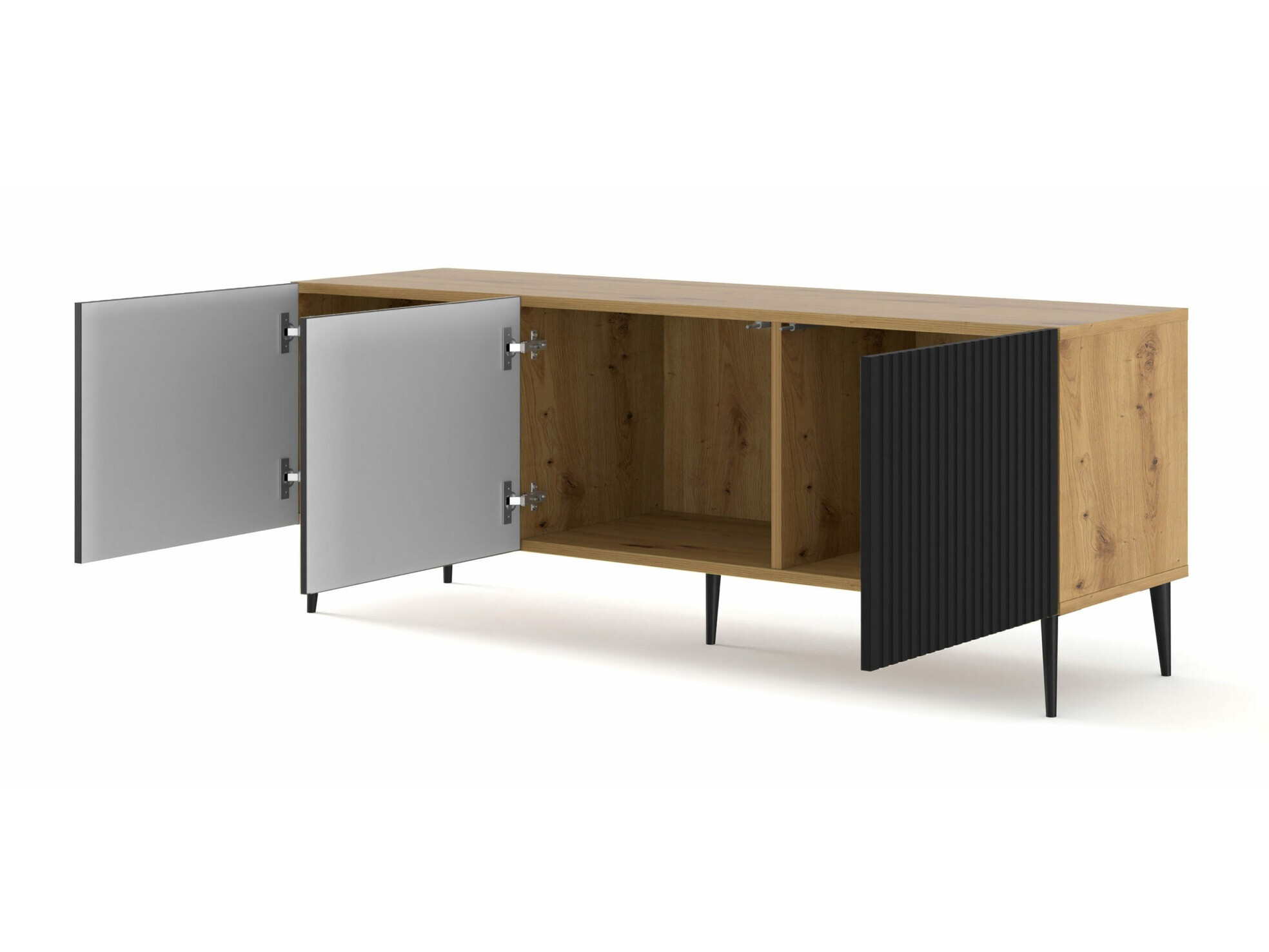 TV sto Mirmaro 102 (Crno + Zanatski hrast)