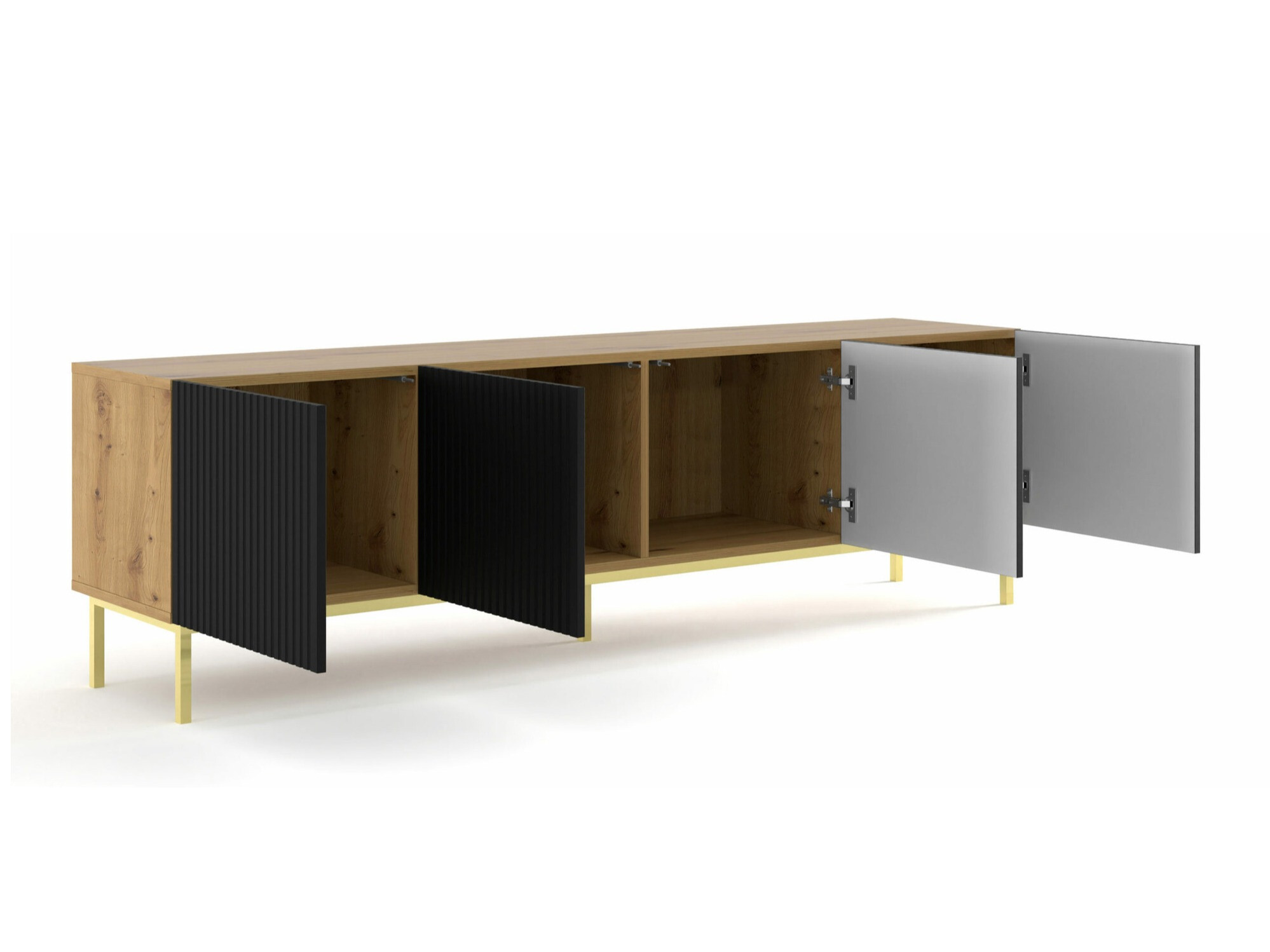 TV sto Mirmaro 103 (Crno + Zanatski hrast)