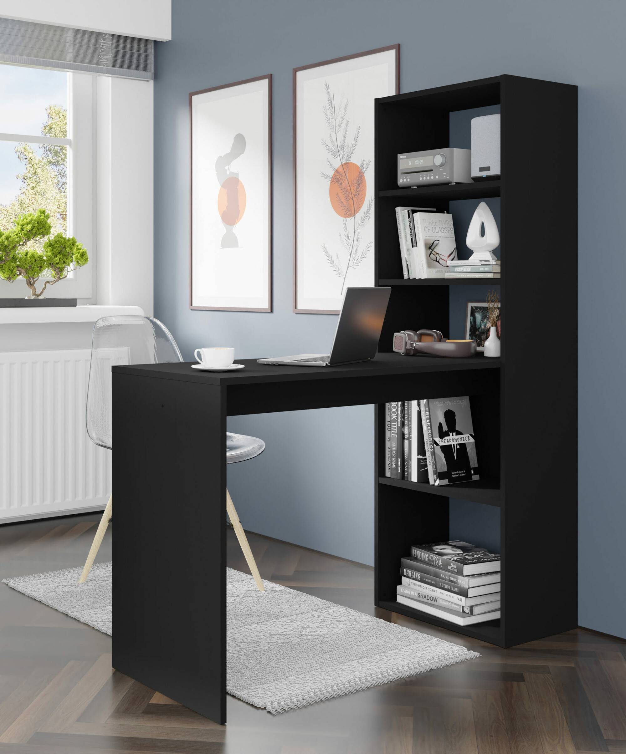 Kancelarijski sto Buffalo 111 (Crno)