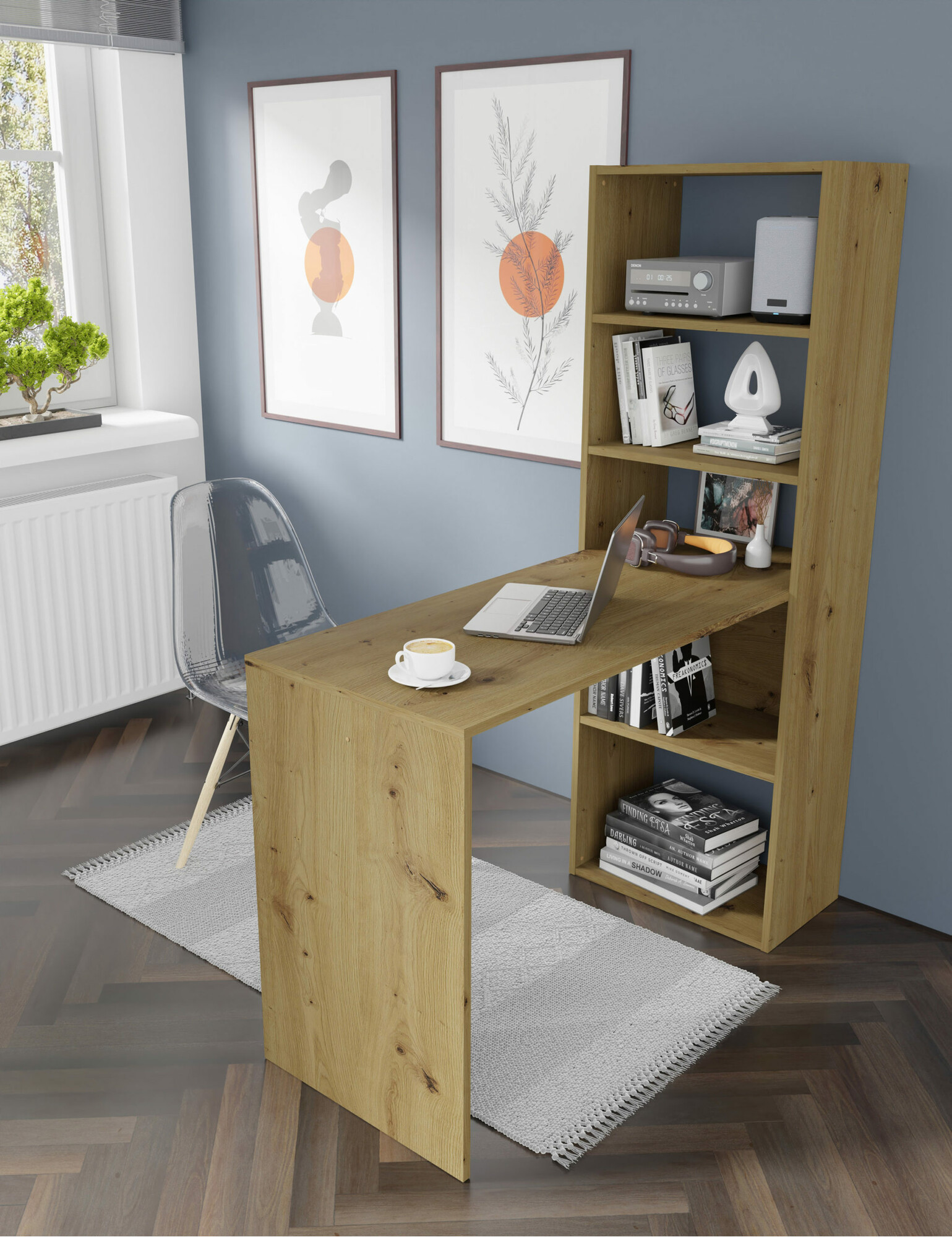 Kancelarijski sto Buffalo 111 (Zanatski hrast)