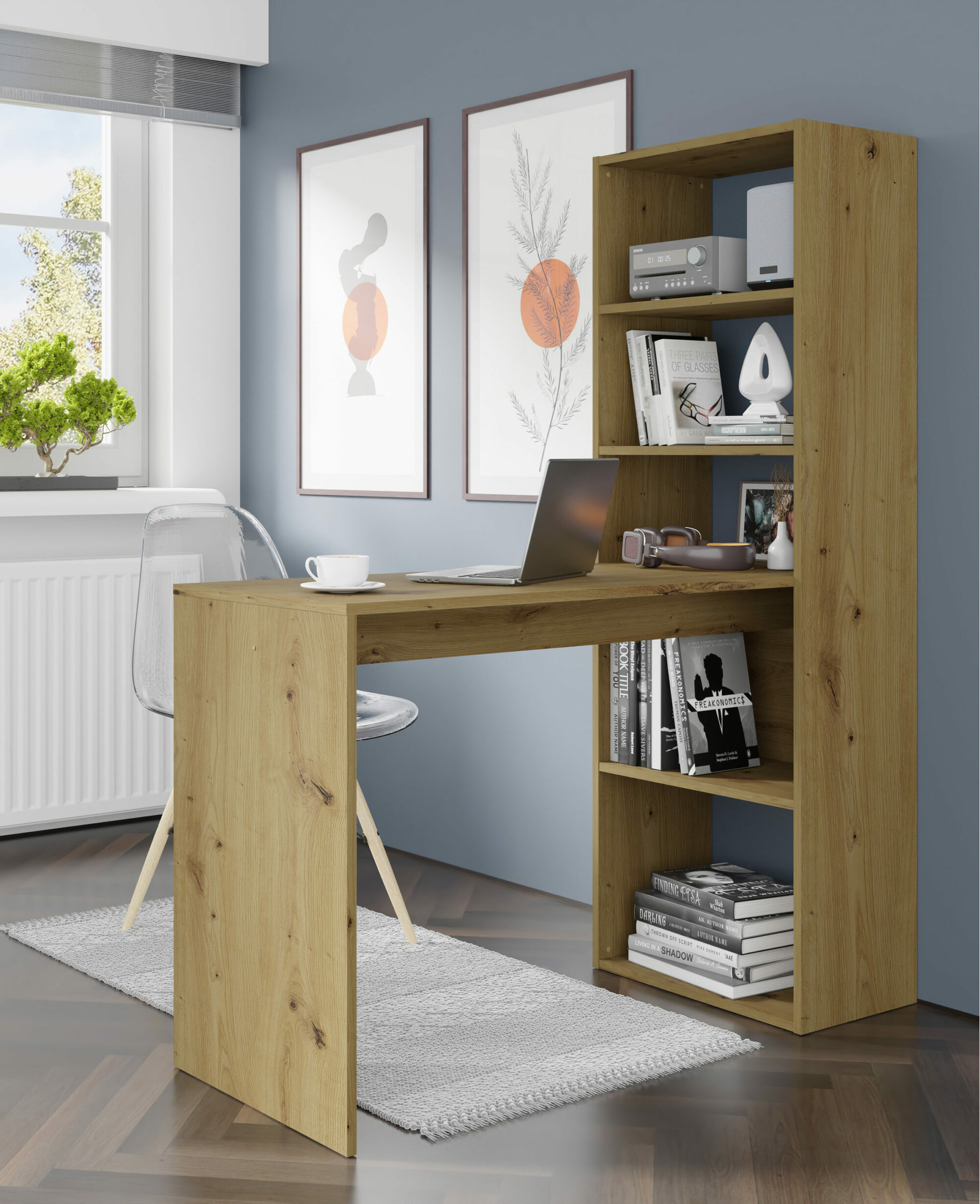 Kancelarijski sto Buffalo 111 (Zanatski hrast)