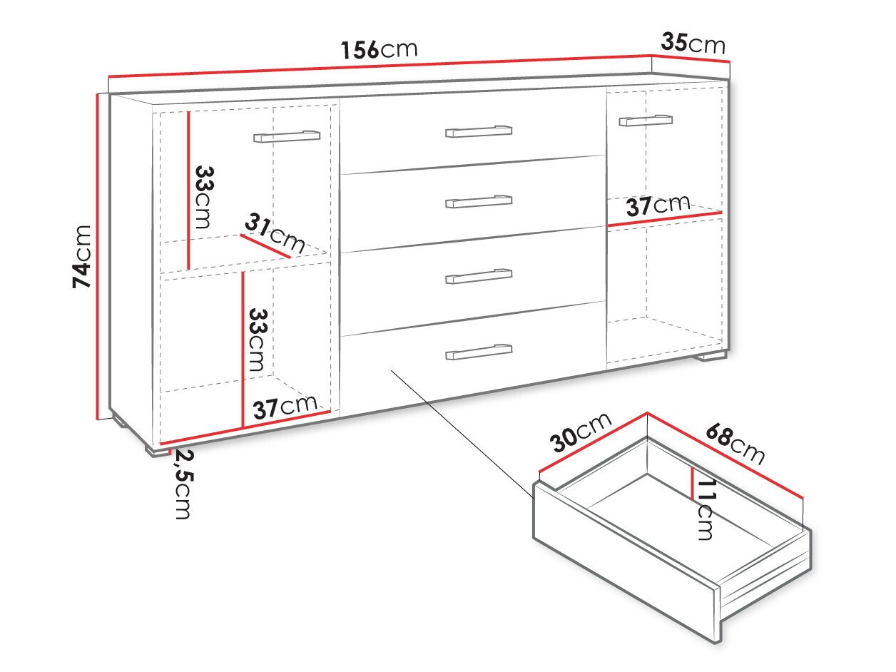 Komoda Comfivo Etrtale 100