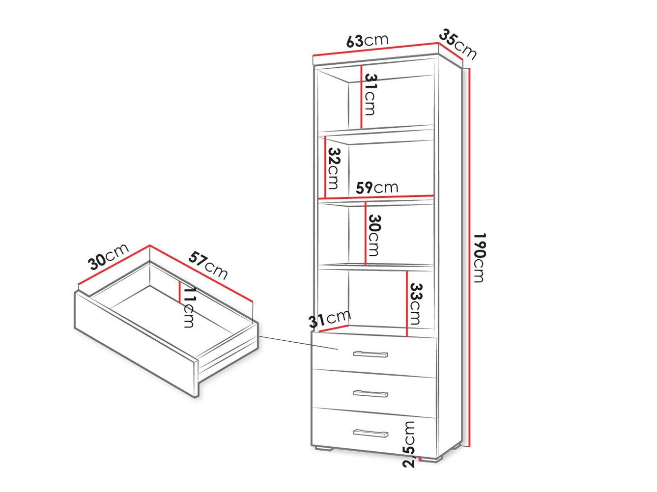 Polica Comfivo Etrtale 102