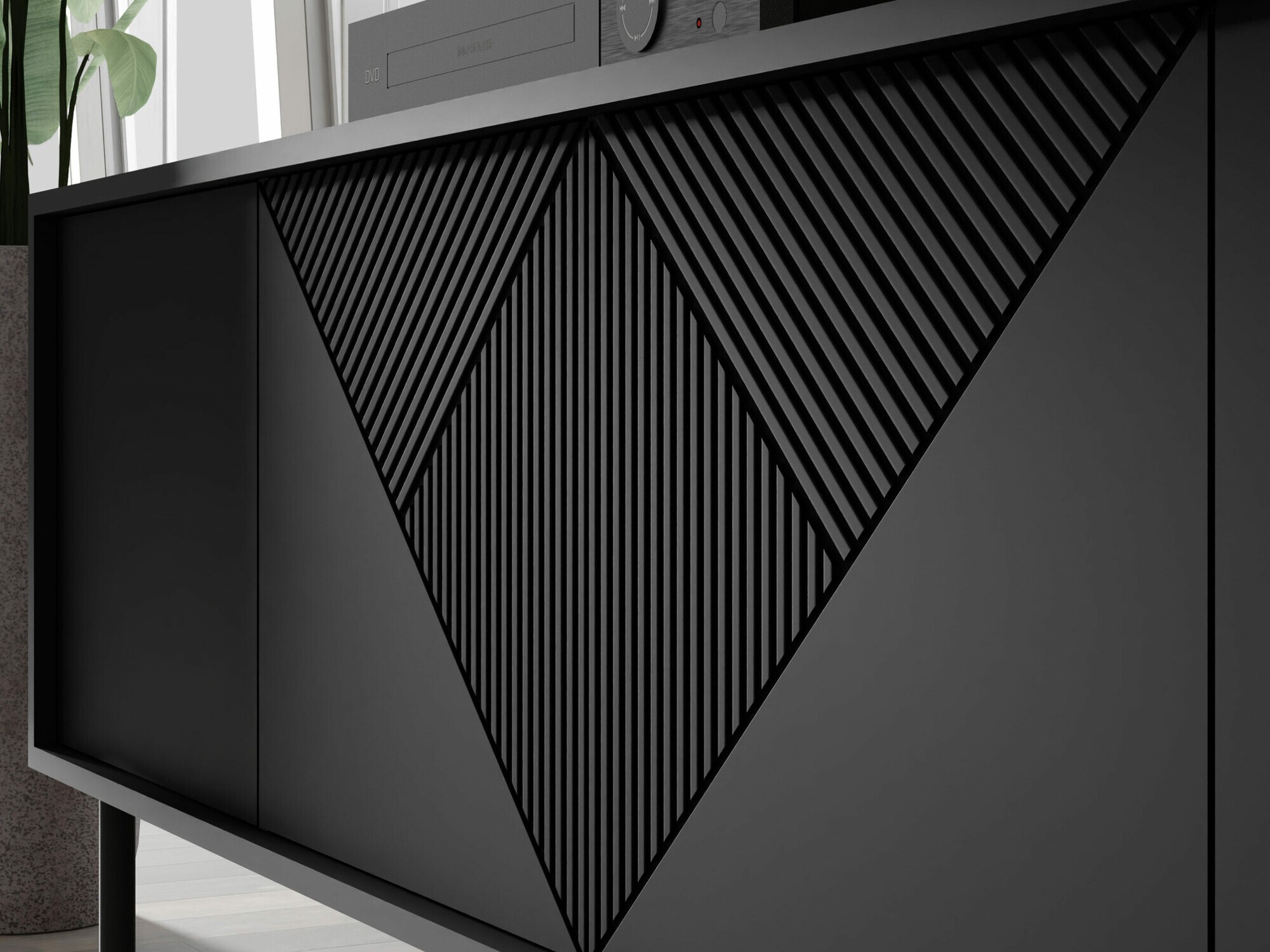 Ormarić Teopha 101 (Crno)