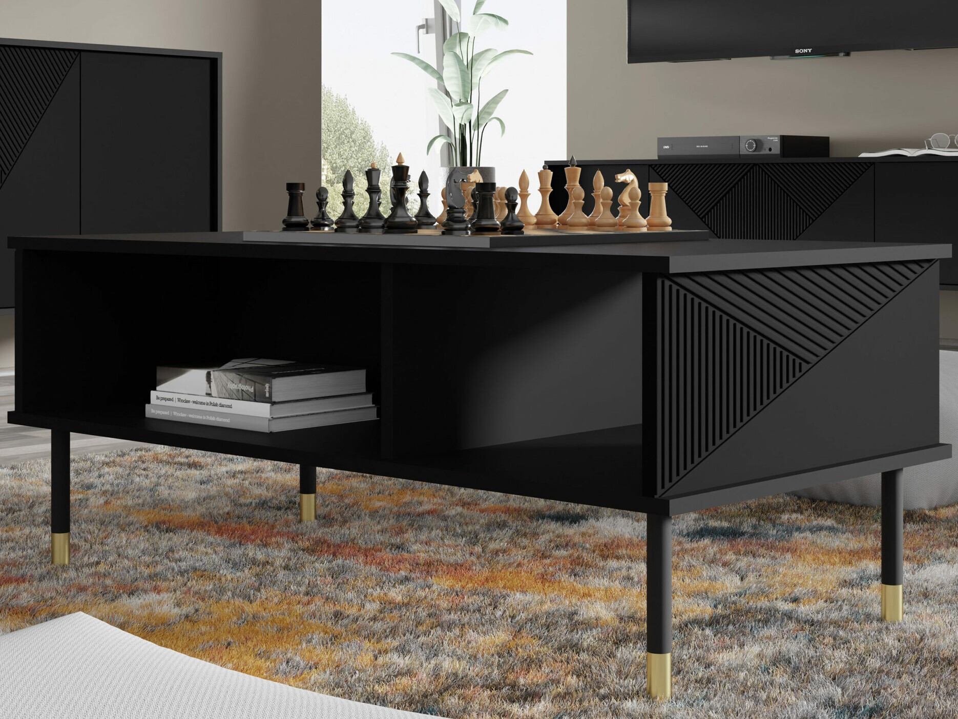 Stočić za kafu Teopha 102 (Crno)