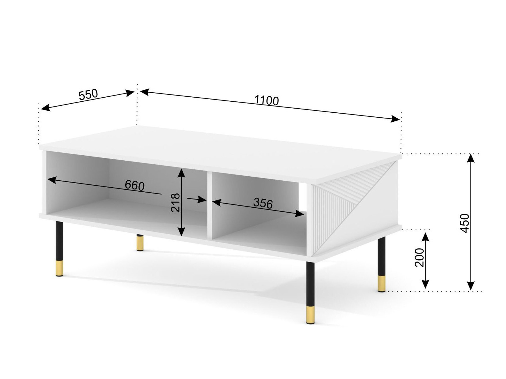 Stočić za kafu Teopha 102 (Crno)