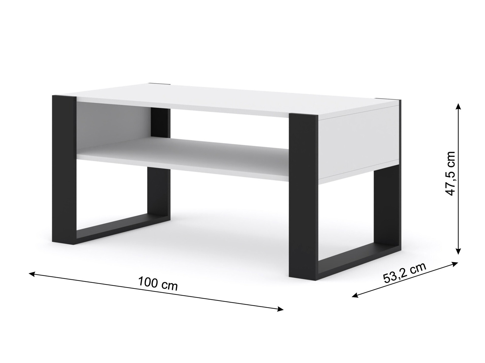 Stočić za kafu Tivtora 102 (Mat belo)