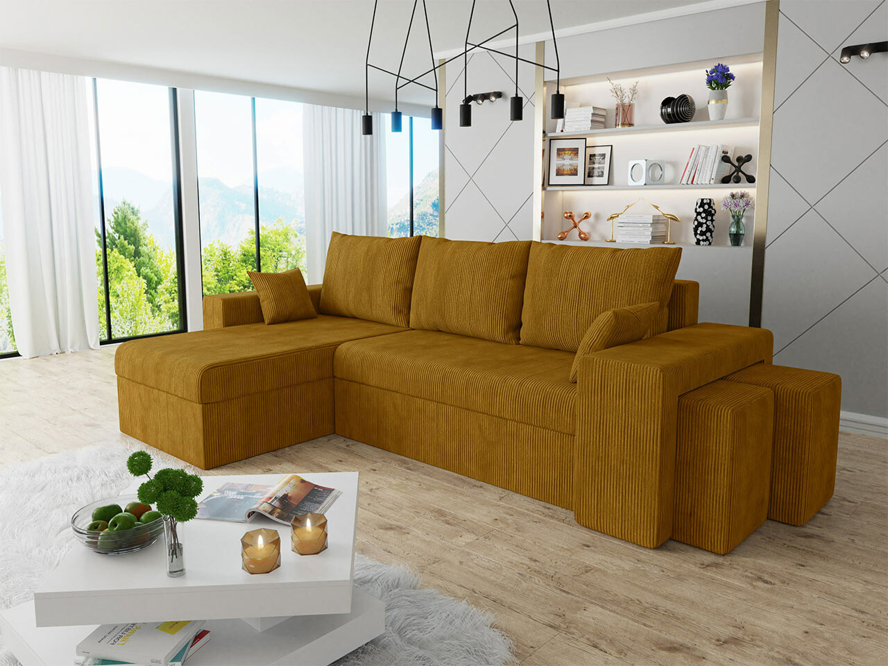 Ugaona sofa Memphis 138 (Poso 01)