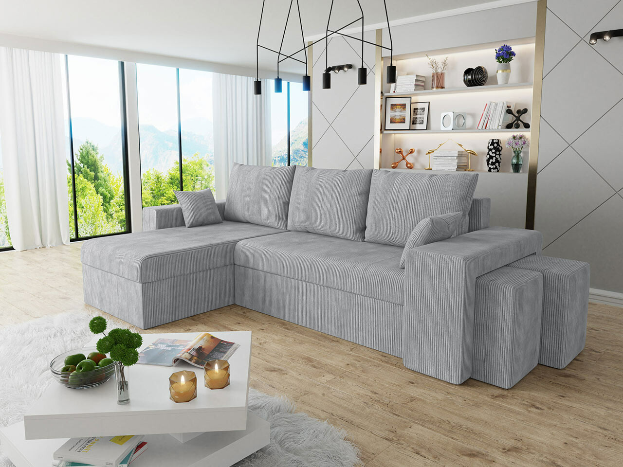 Ugaona sofa Memphis 138 (Poso 110)