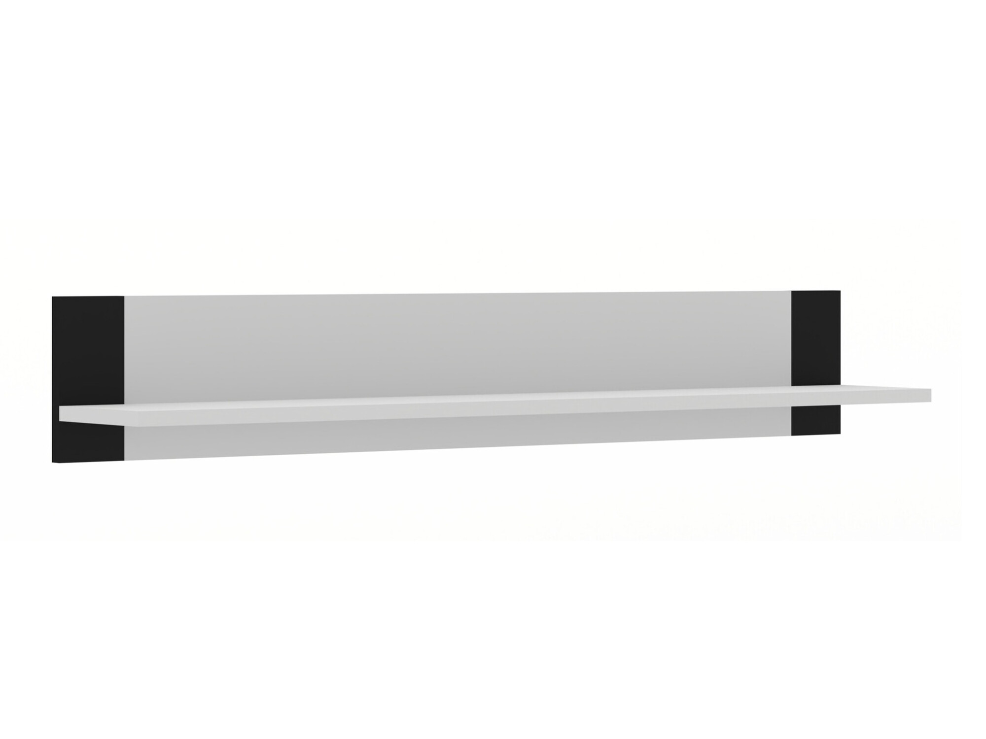 Zidna polica Tivtora 104 (Mat belo)