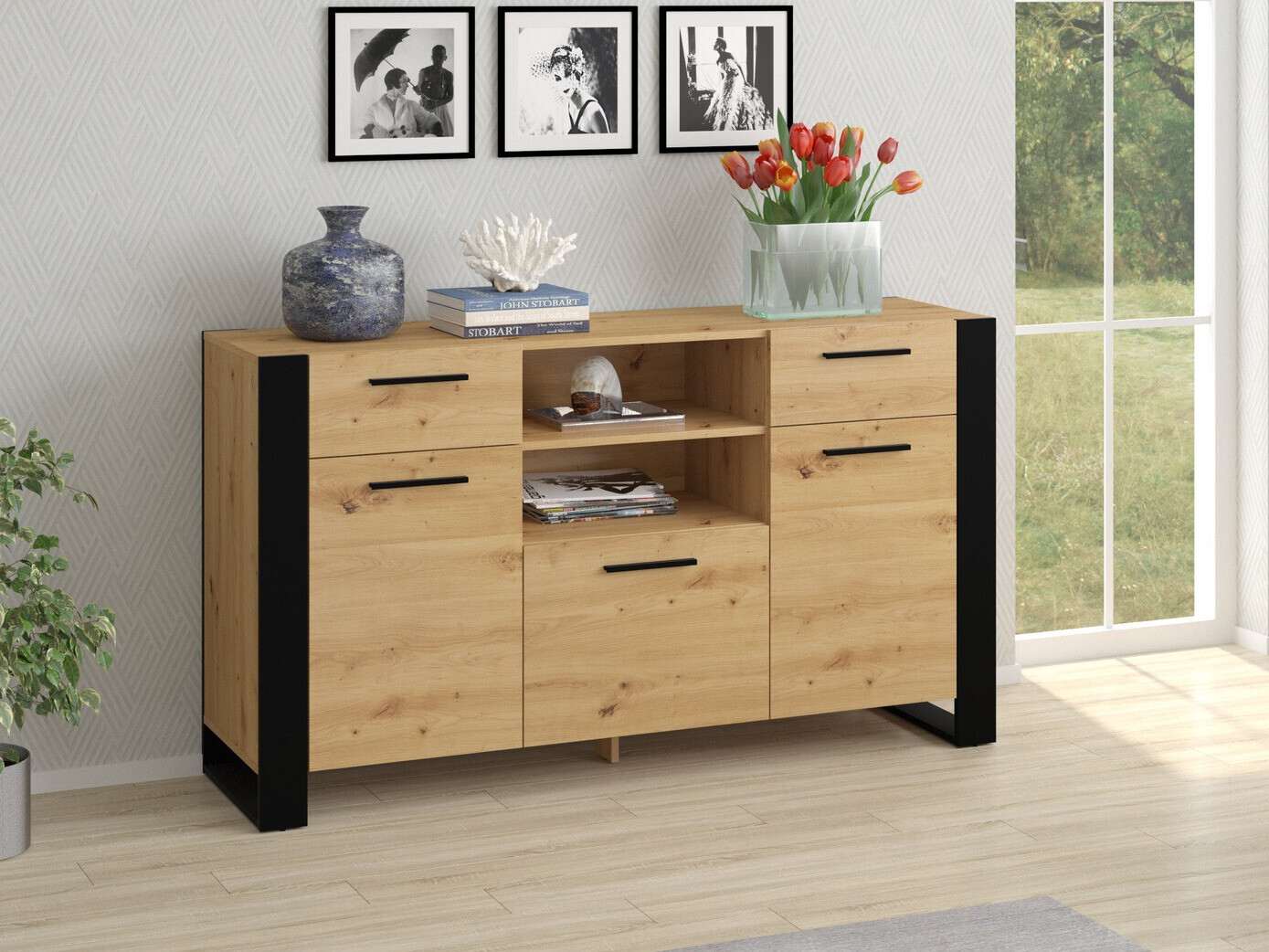 Komoda Cordoro 115 (Artisan hrast)