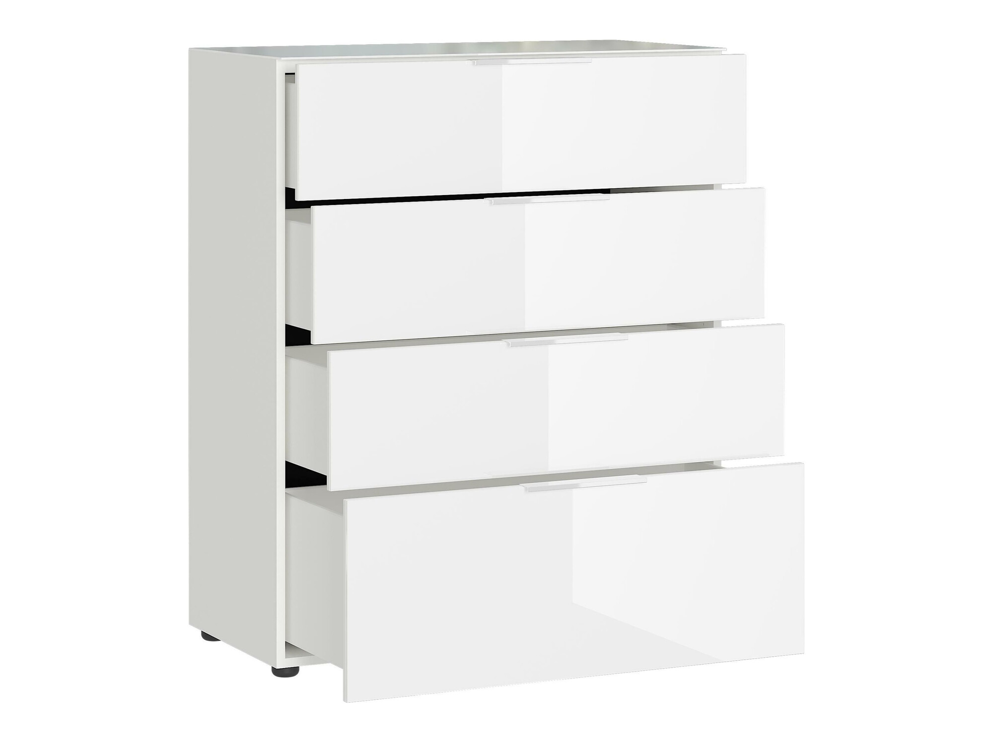 Komoda Sacramento 299 (Belo + Sjajno belo)