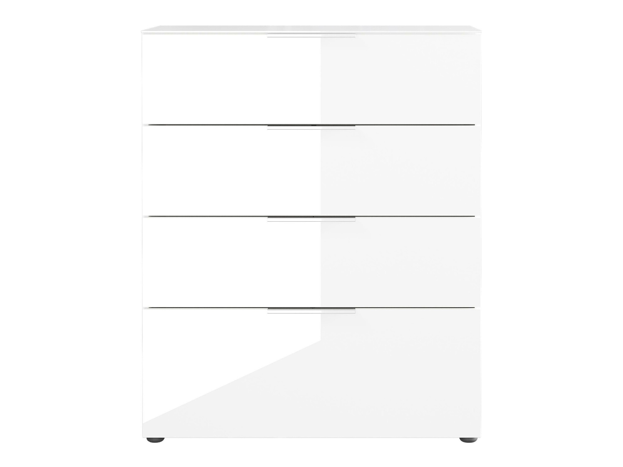 Komoda Sacramento 299 (Belo + Sjajno belo)