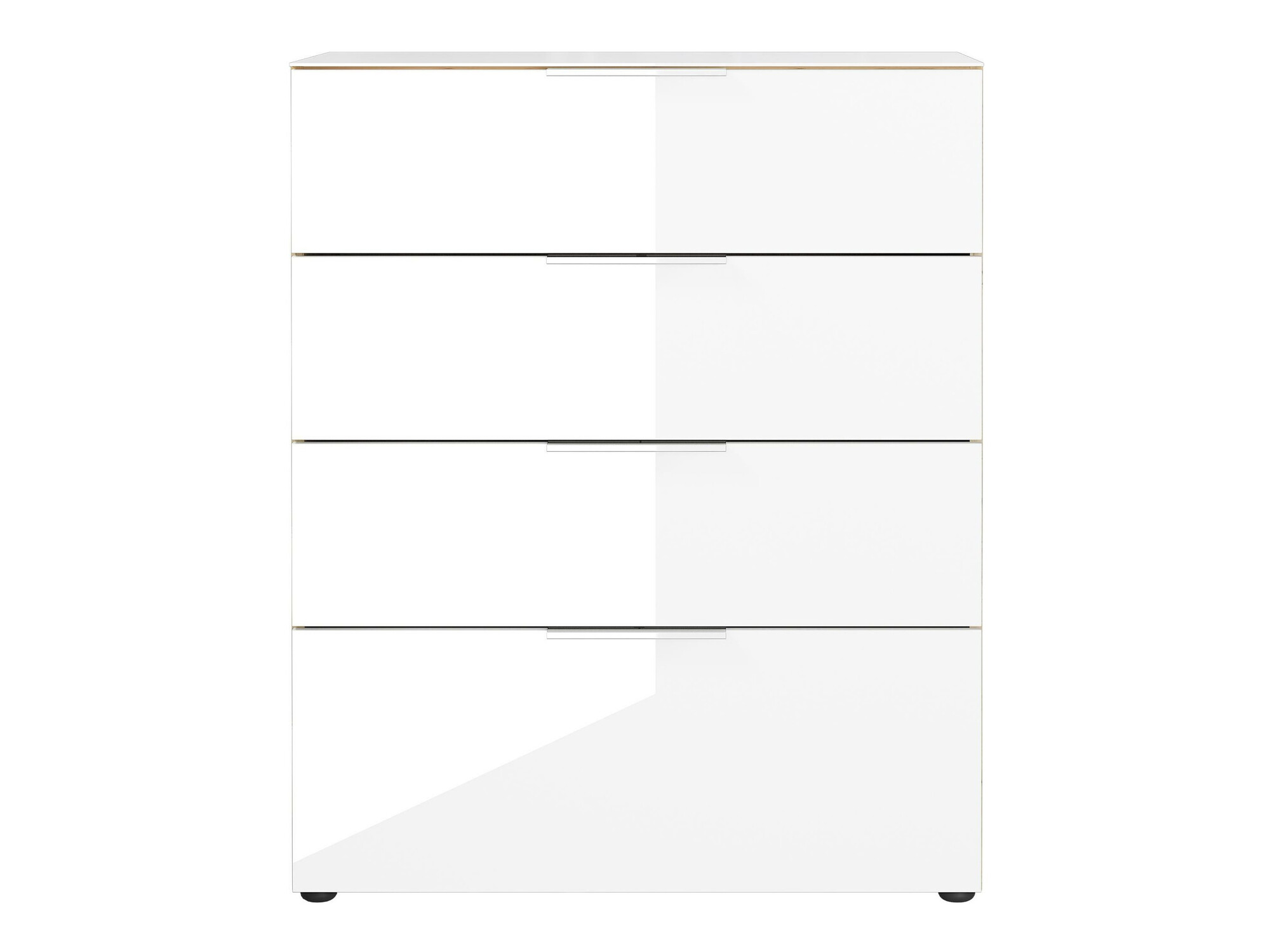 Komoda Sacramento 299 (Sjajno belo + Navarra hrast)