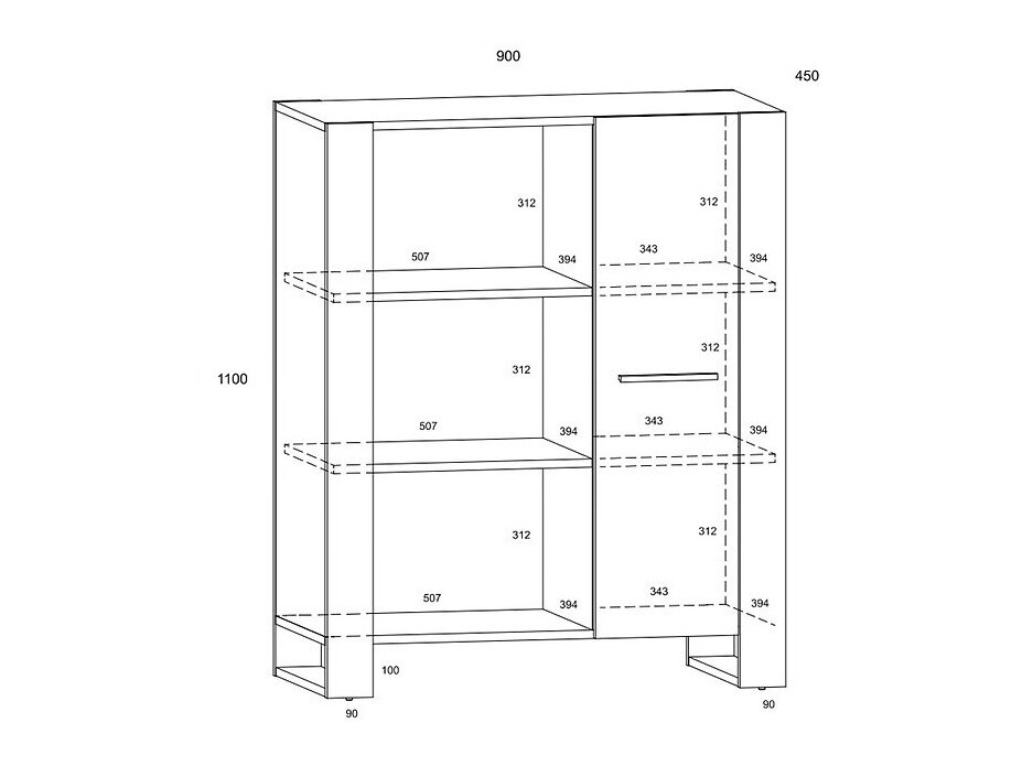Ormarić Cordoro 106