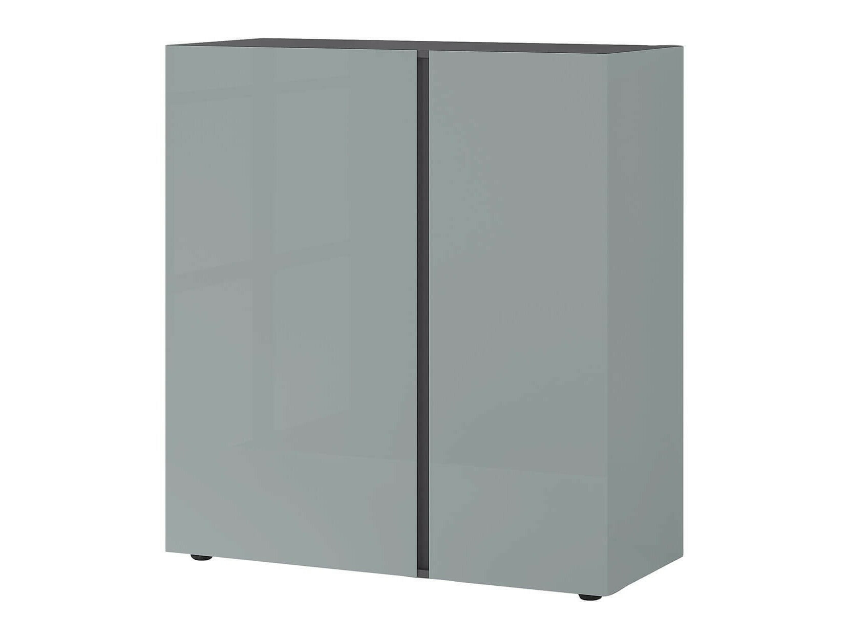 Ormarić Sacramento 289 (Sjaj siva + Graphite)