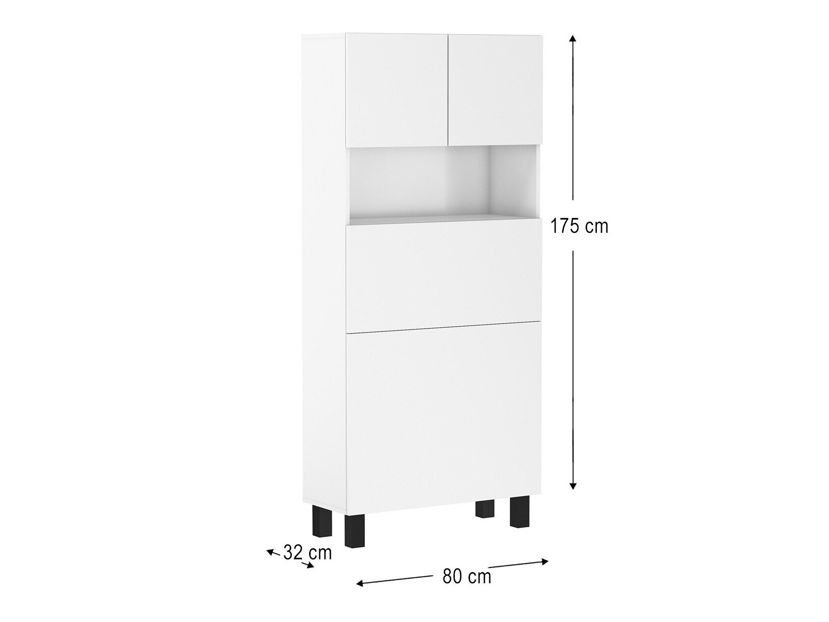 Polica Buffalo 145 (Mat belo)