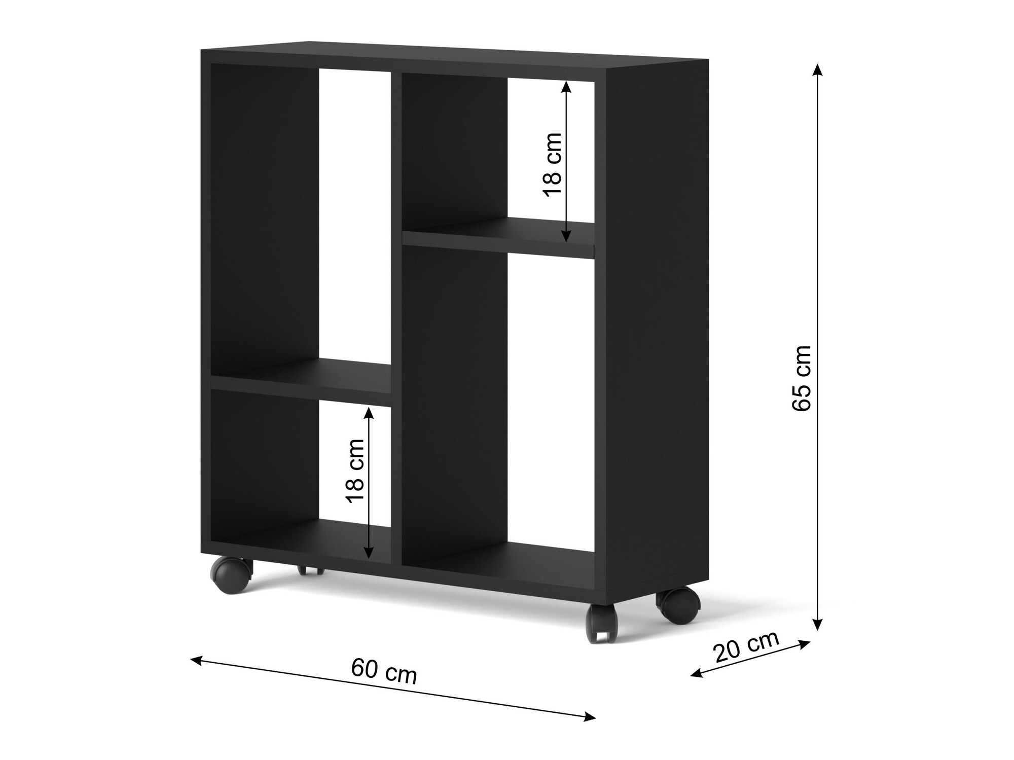 Side table Buffalo 142 (Mat crna)