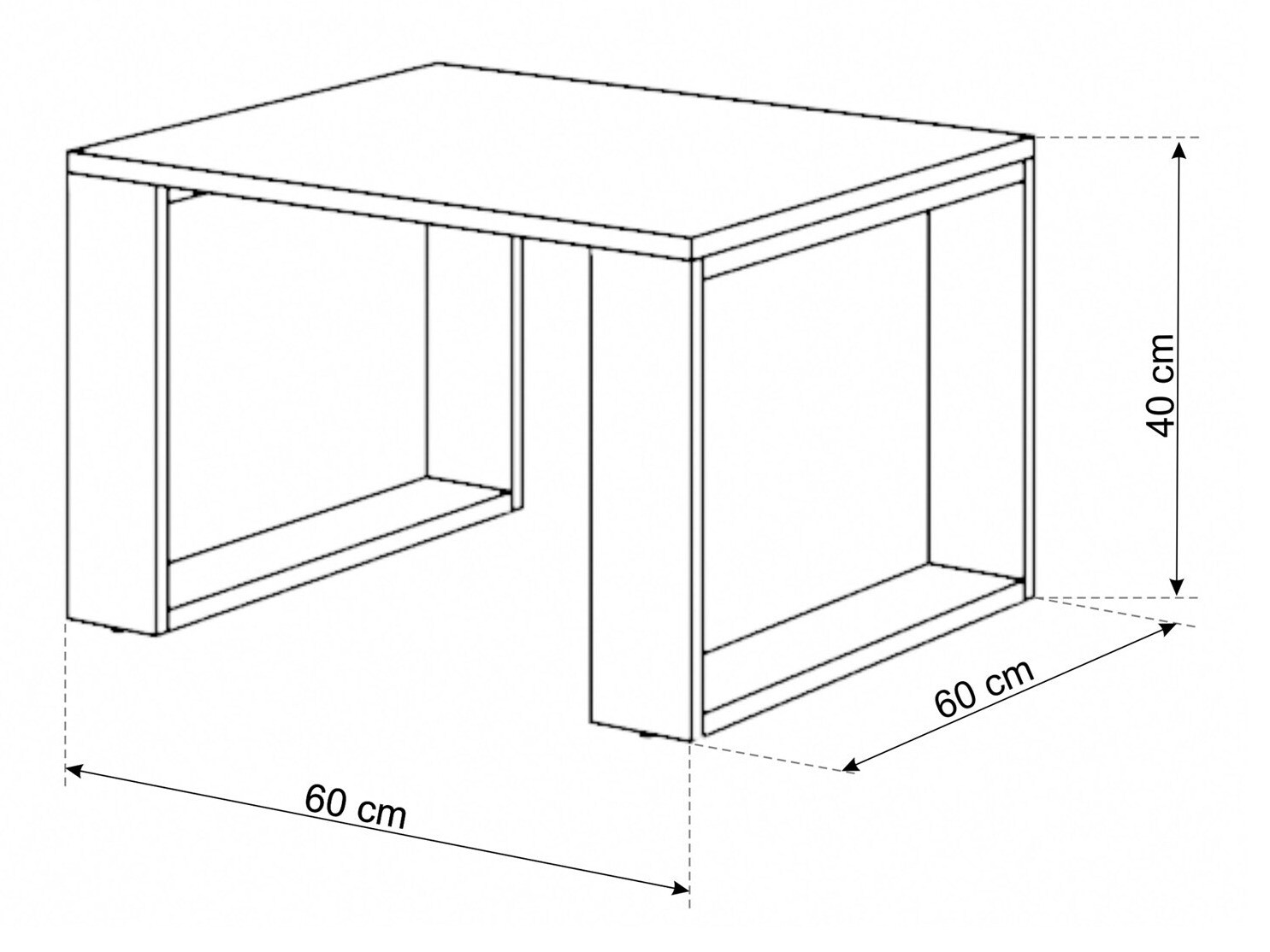 Stočić za kafu Buffalo 143 (Artisan hrast)