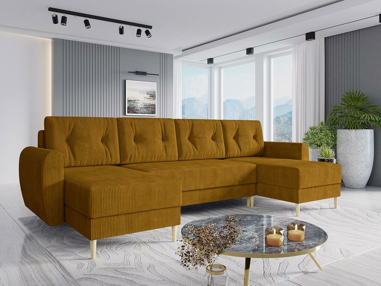 Ugaona sofa Memphis 140 (Poso 01)