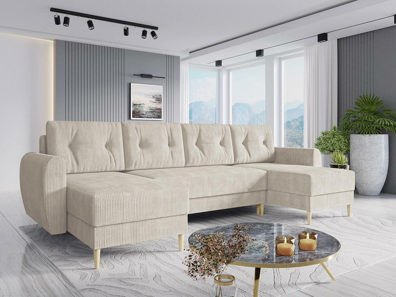 Ugaona sofa Memphis 140 (Poso 100)