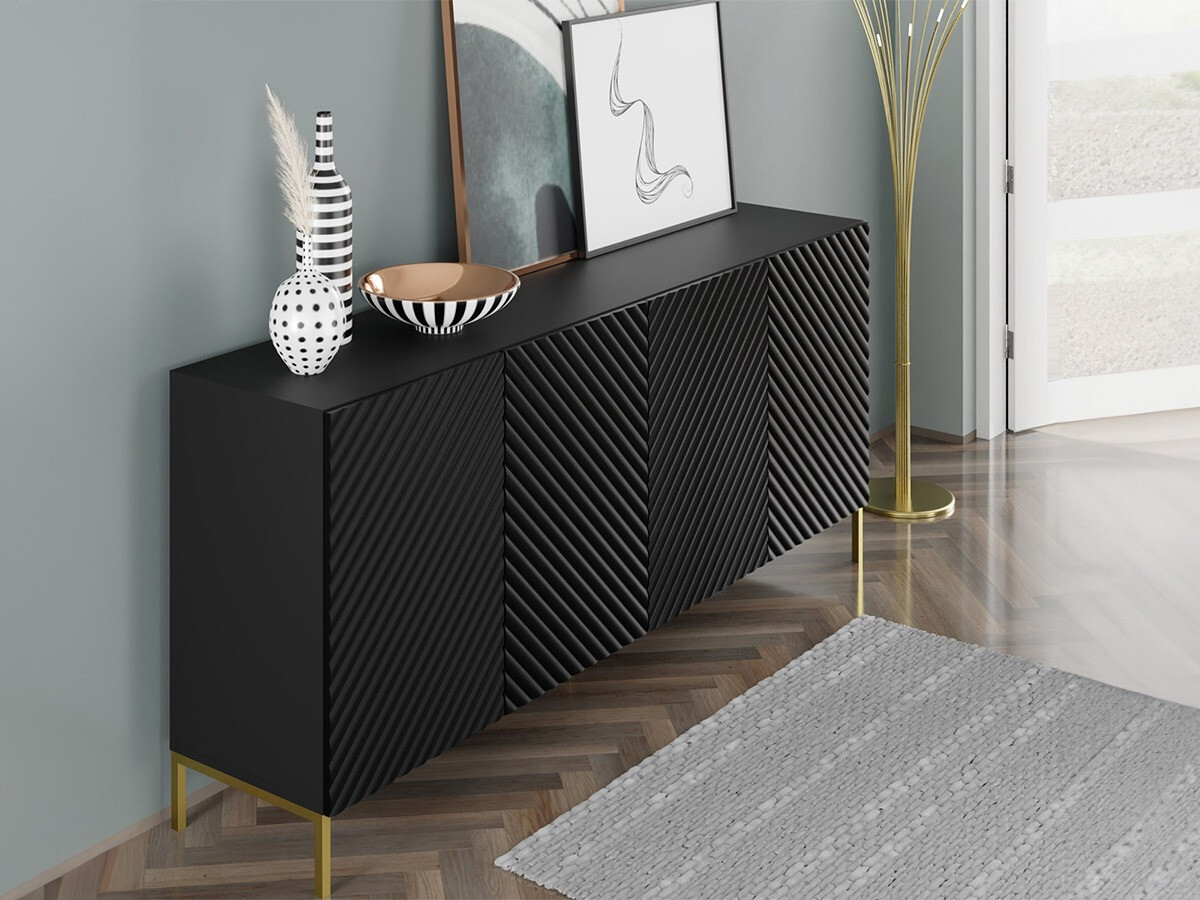 Ormarić Fivremu 101 (Crno)