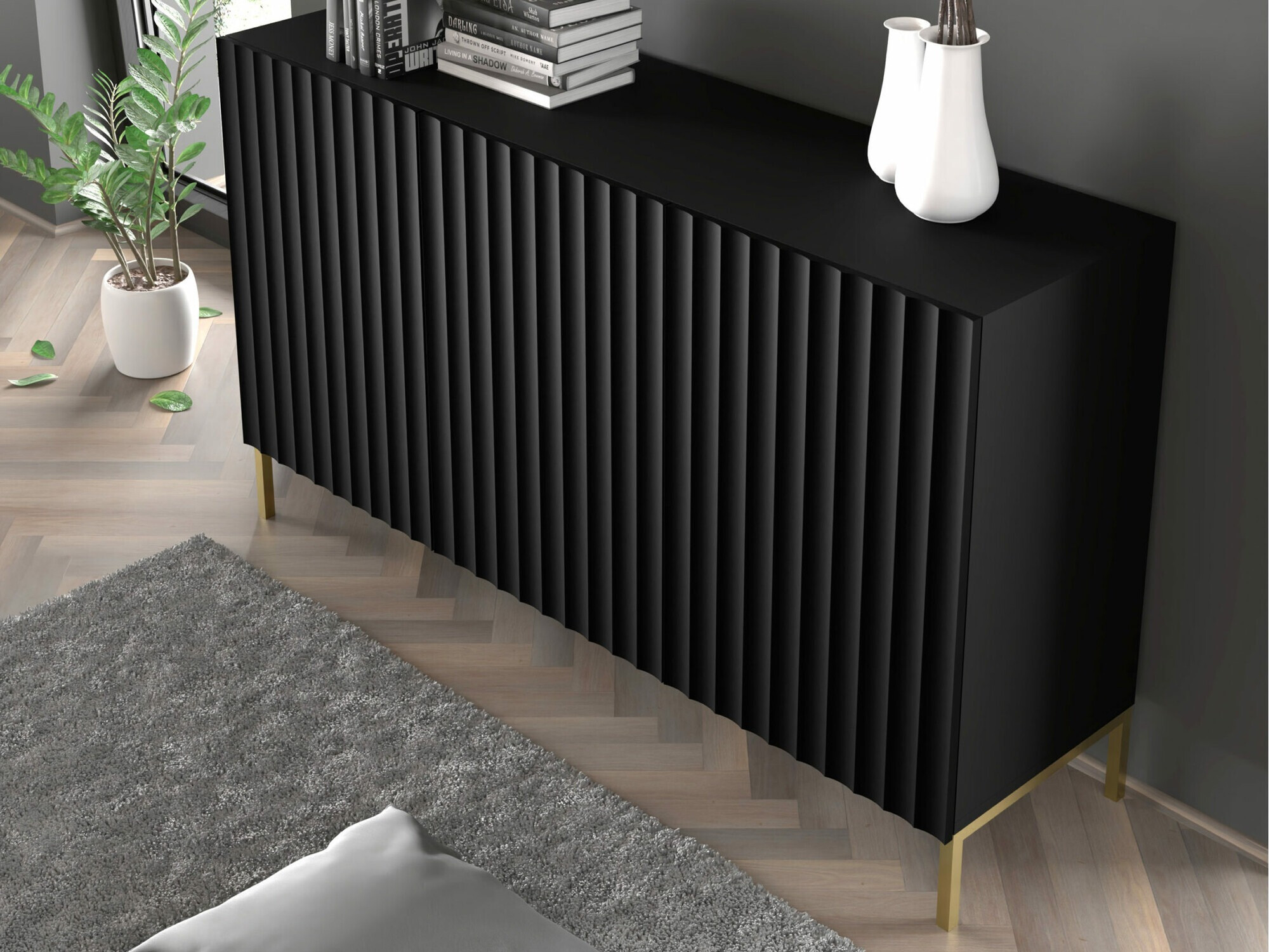 Ormarić Soropho 100 (Crno)