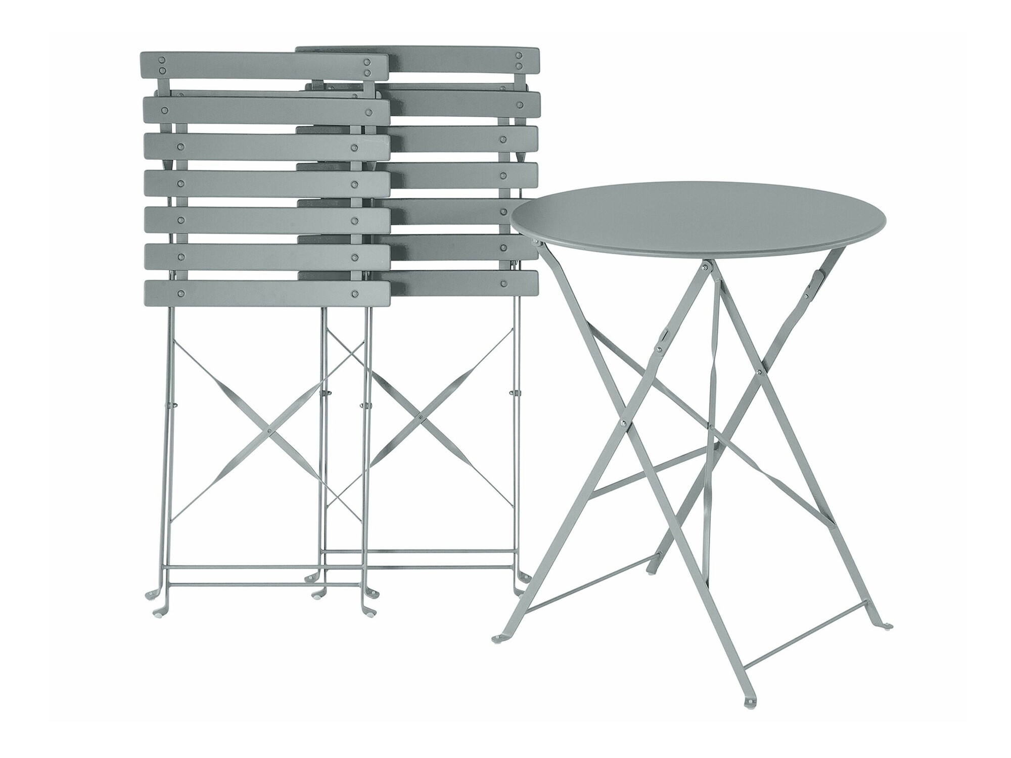 Set balkonskog nameštaja Berwyn 1841 (Sivo)
