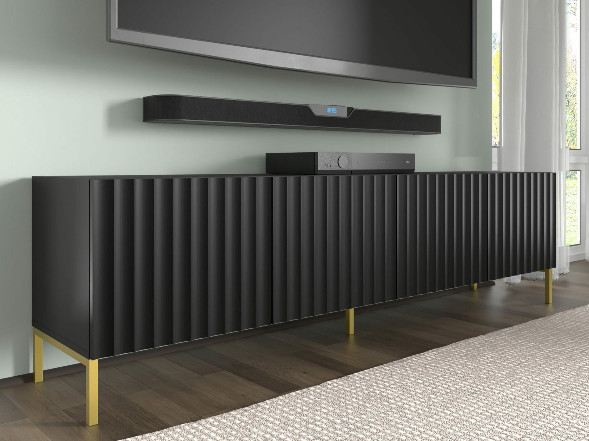 TV komoda Soropho 103 (Crno)