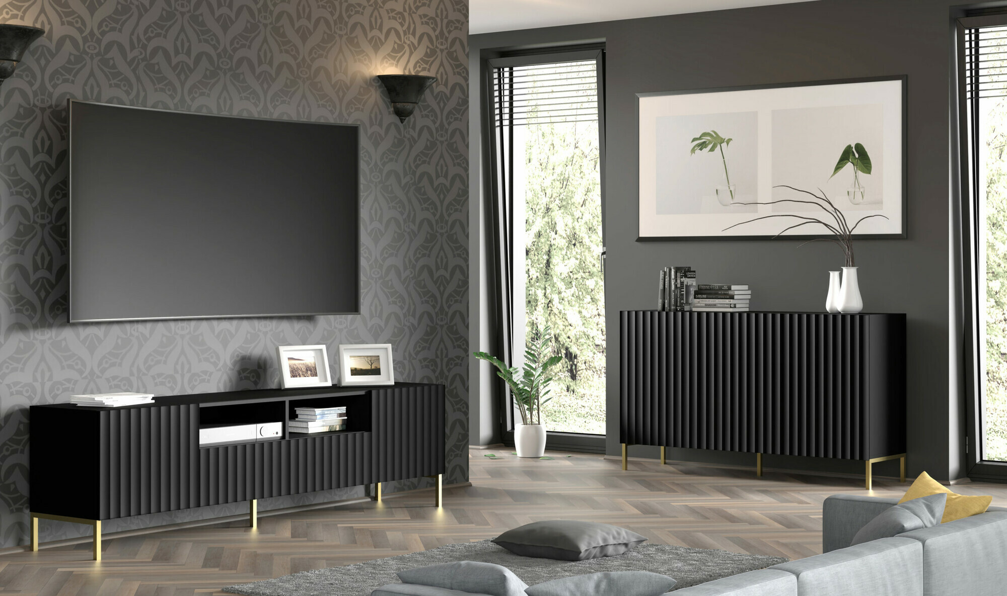 TV sto Soropho 102 (Crno)