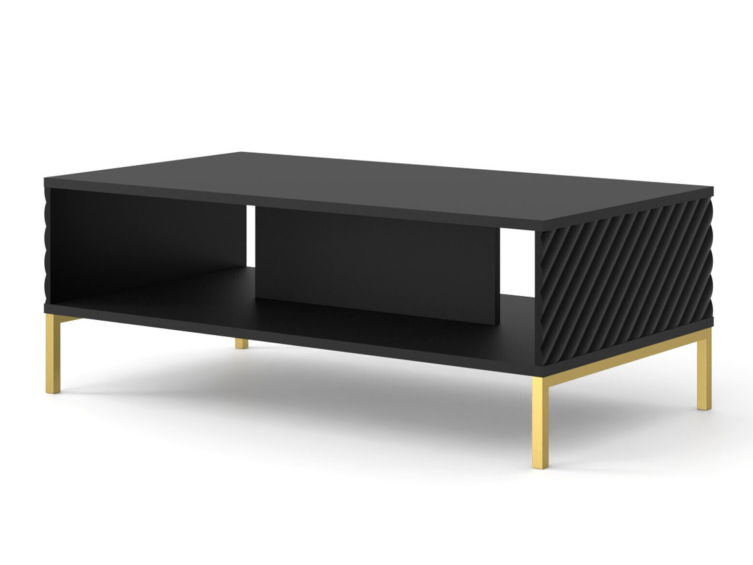 Set za dnevnu sobu Fivremu 107 (Crno)