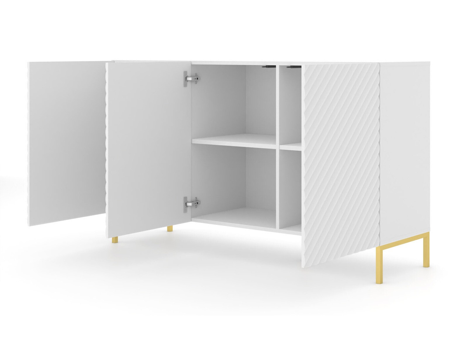 Set za dnevnu sobu Fivremu 108 (Belo)