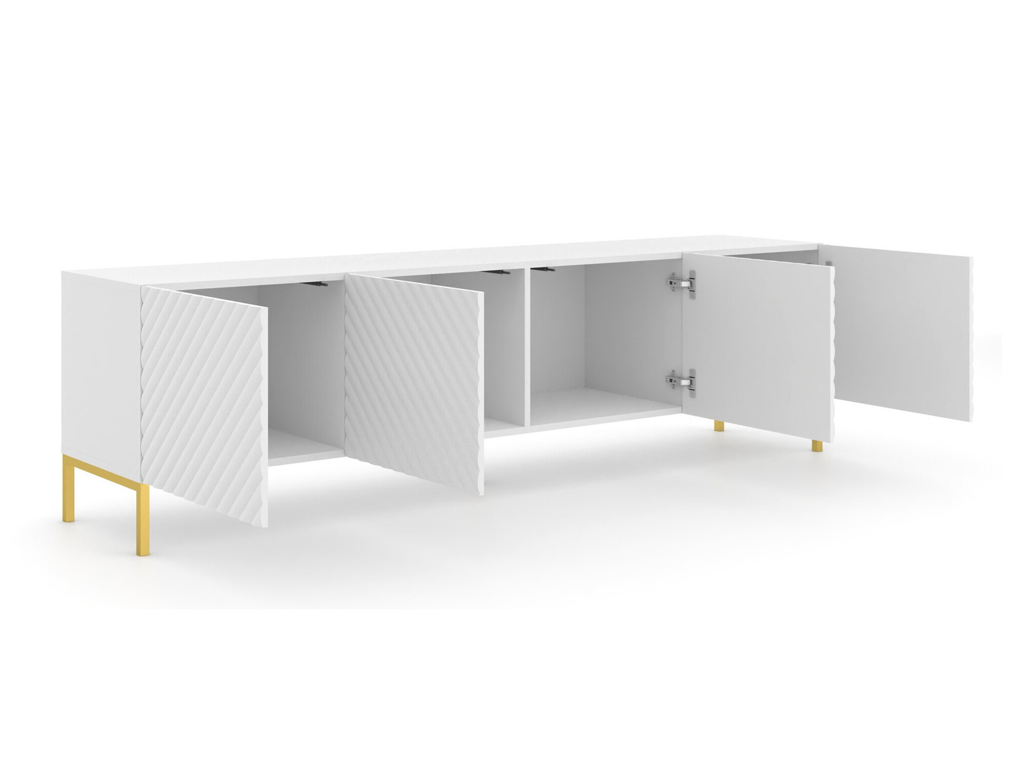 Set za dnevnu sobu Fivremu 108 (Belo)