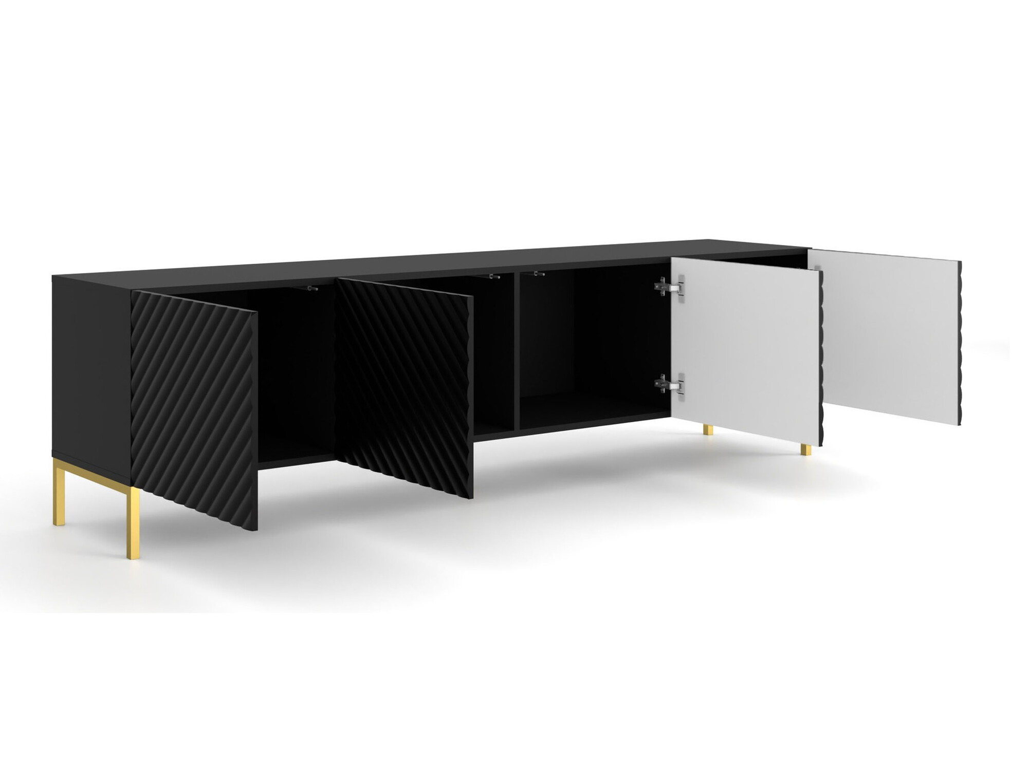 Set za dnevnu sobu Fivremu 108 (Crno)