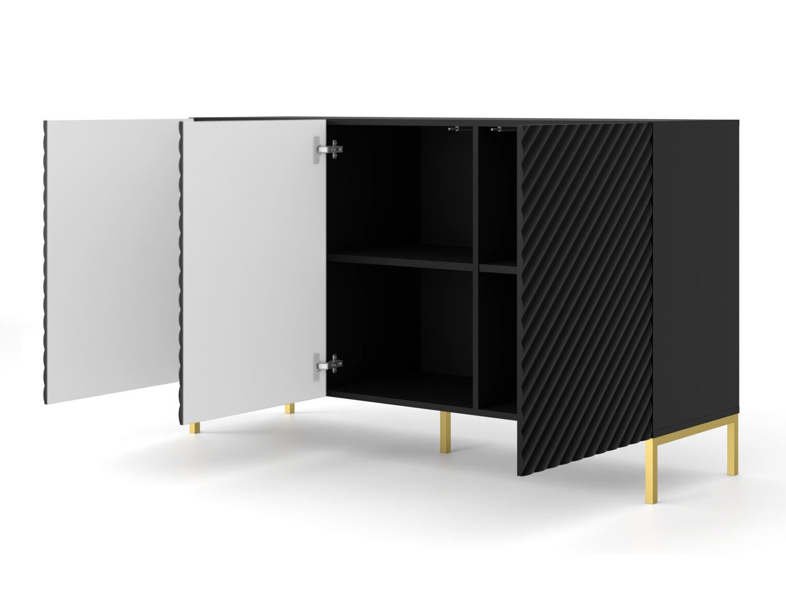 Set za dnevnu sobu Fivremu 109 (Crno)